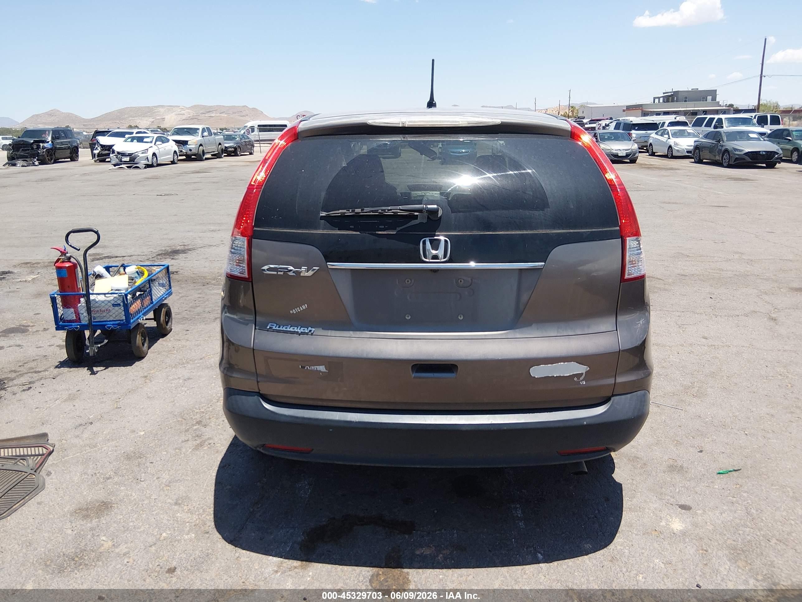 2012 Honda Cr-v Ex Gray vin: 5J6RM3H52CL040588