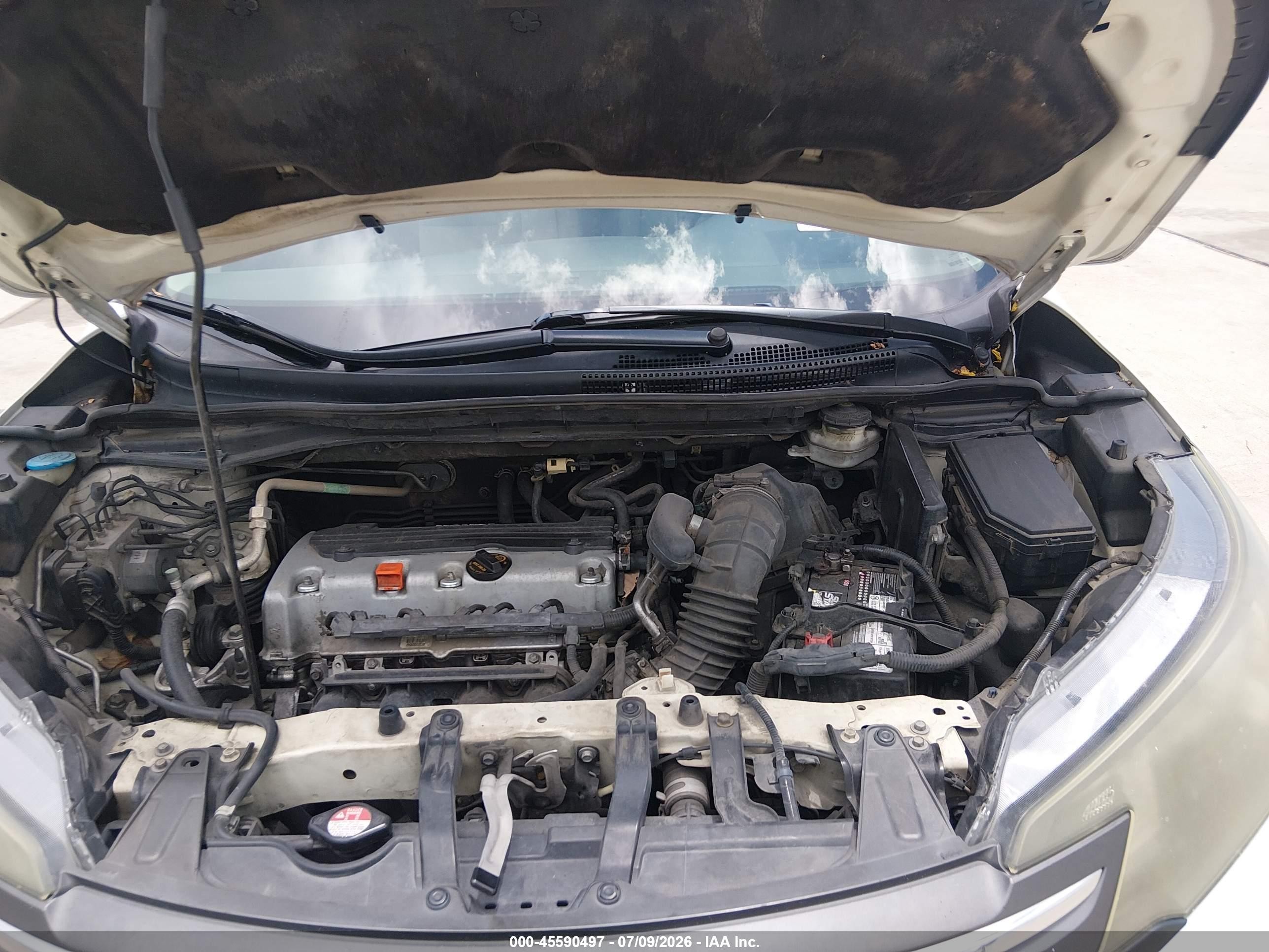 2013 Honda Cr-v Ex Белый vin: 5J6RM3H52DL001243
