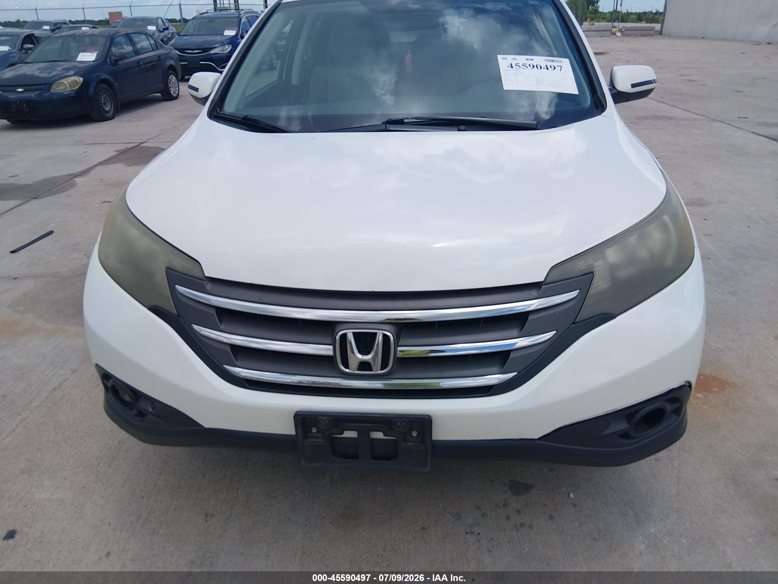 2013 Honda Cr-v Ex Белый vin: 5J6RM3H52DL001243
