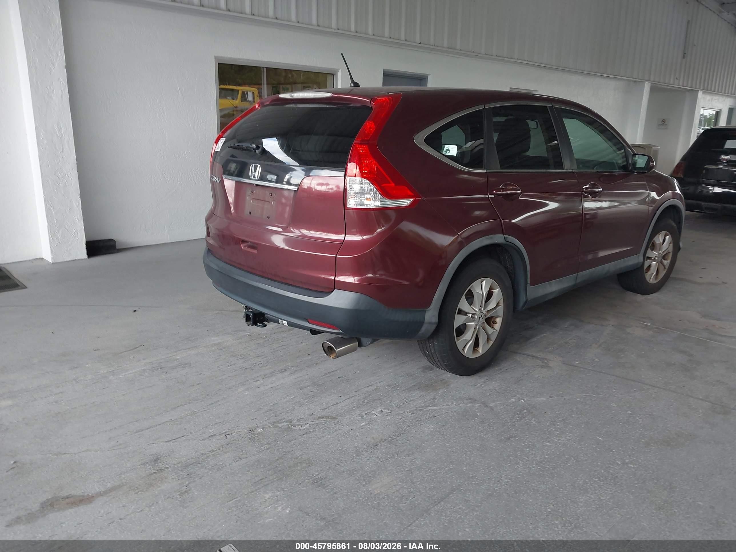 2013 Honda Cr-v Ex Maroon vin: 5J6RM3H52DL031827