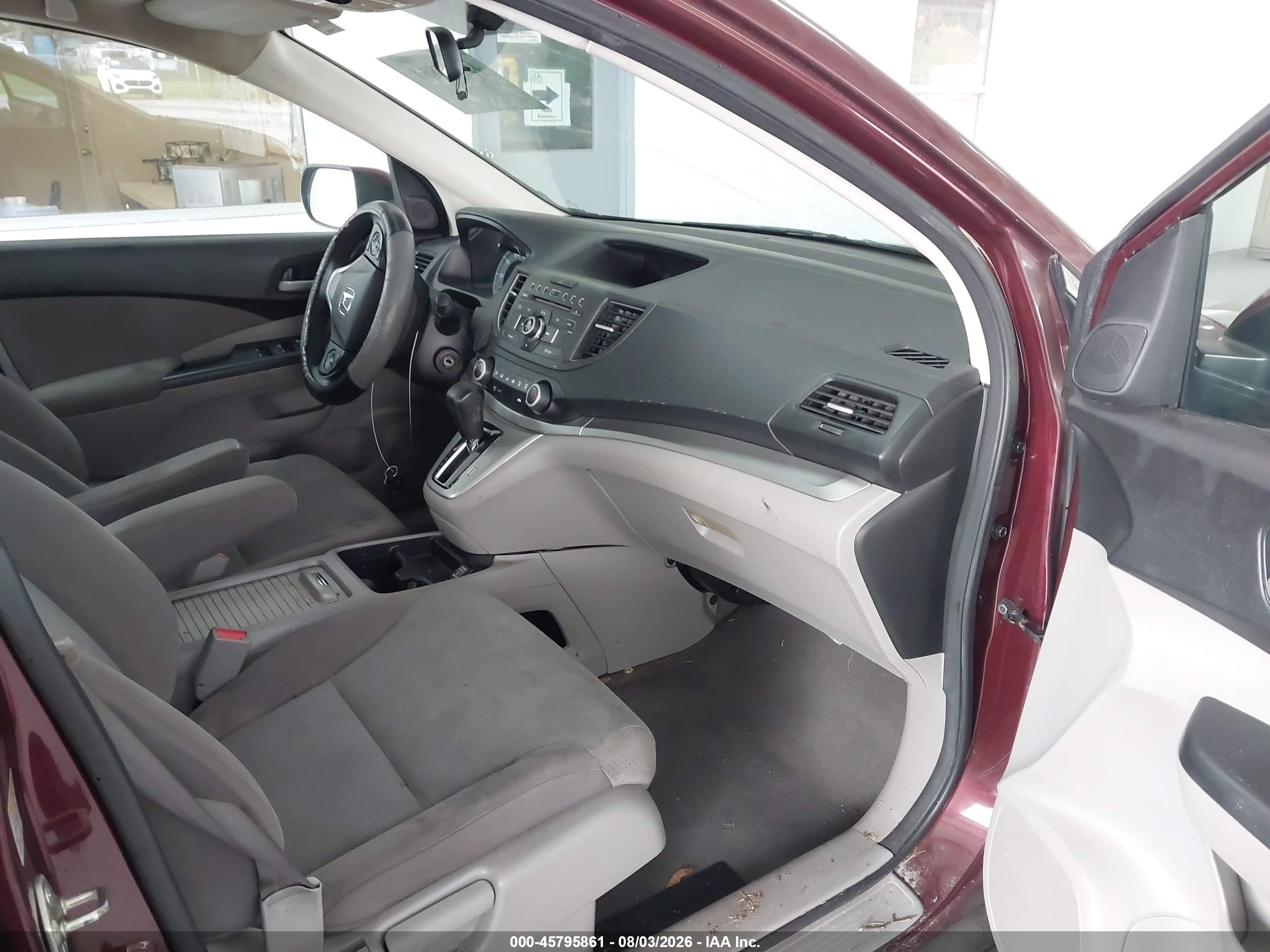 2013 Honda Cr-v Ex Maroon vin: 5J6RM3H52DL031827