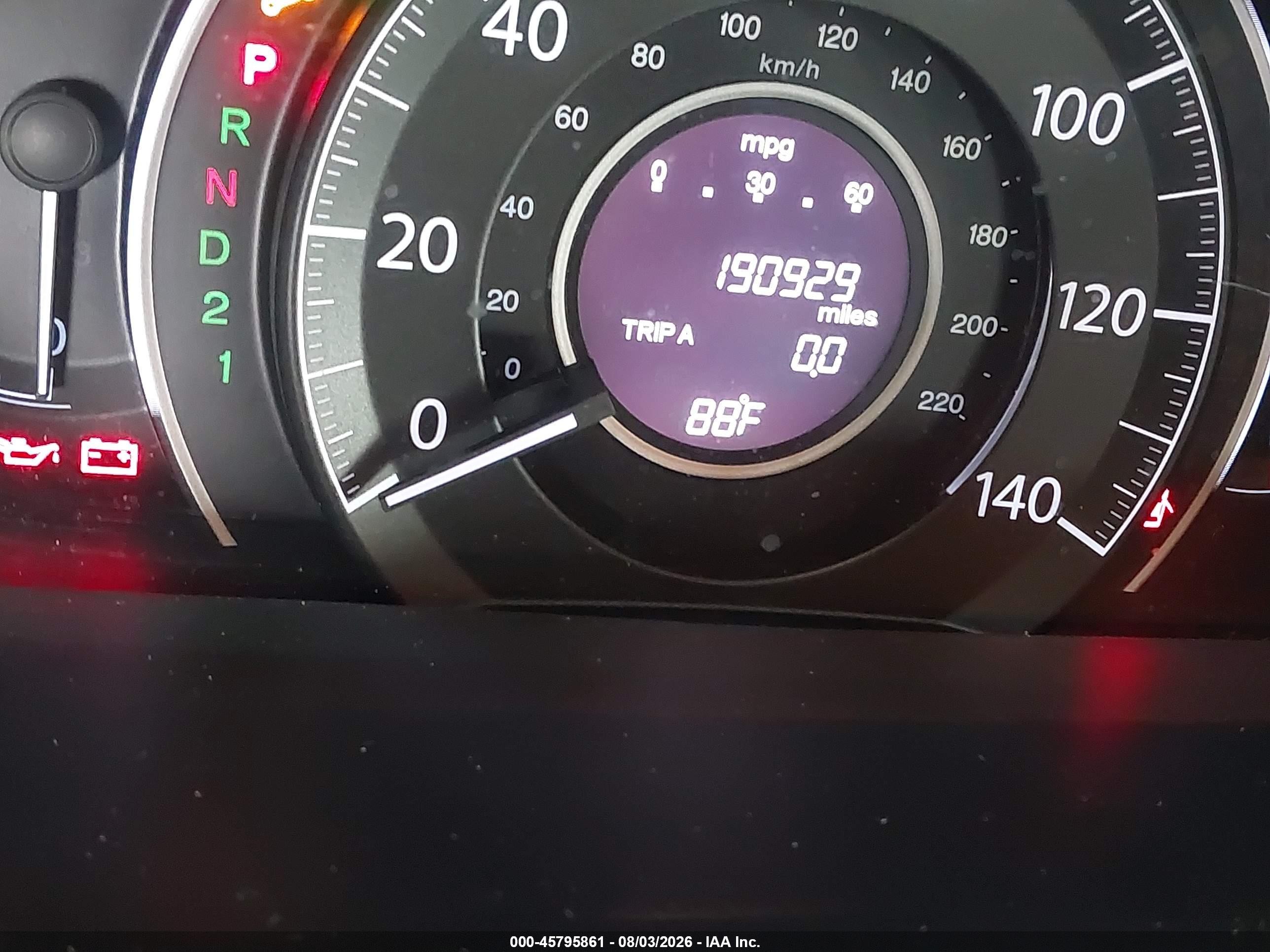 2013 Honda Cr-v Ex Maroon vin: 5J6RM3H52DL031827