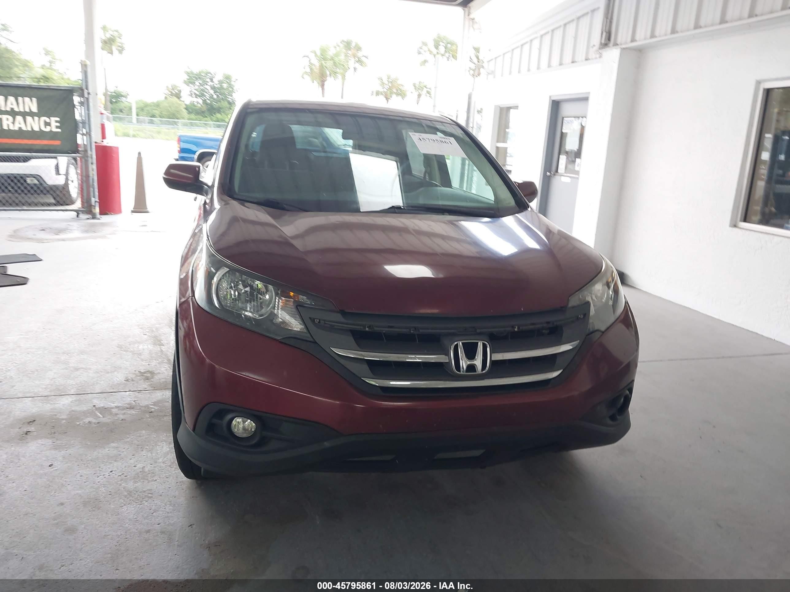 2013 Honda Cr-v Ex Maroon vin: 5J6RM3H52DL031827