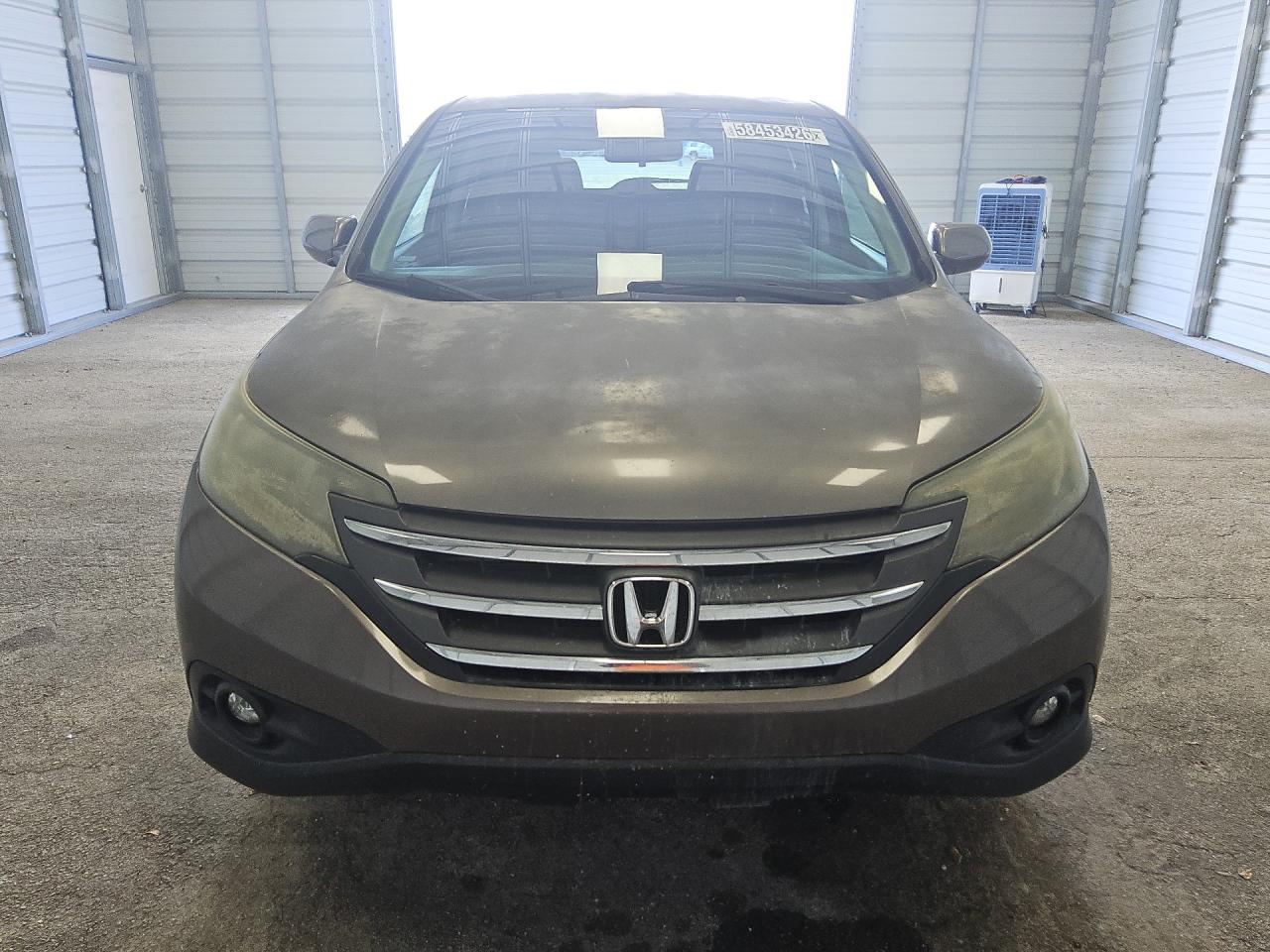 2013 Honda Cr-v Ex Gray vin: 5J6RM3H52DL040558 Damage: Left Head Lamp, Faded, Repair Required