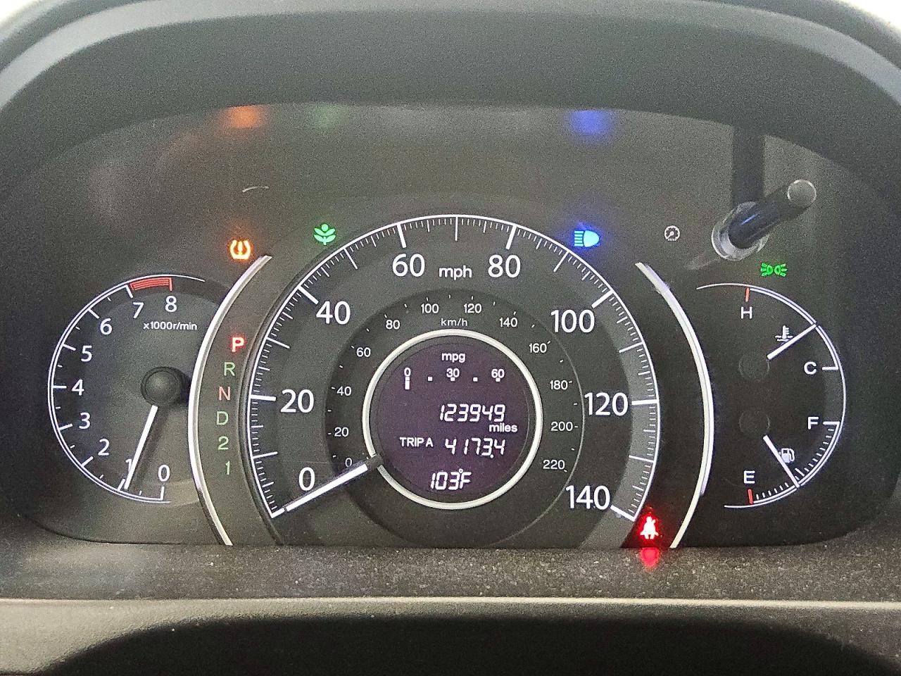 2013 Honda Cr-v Ex Gray vin: 5J6RM3H52DL040558