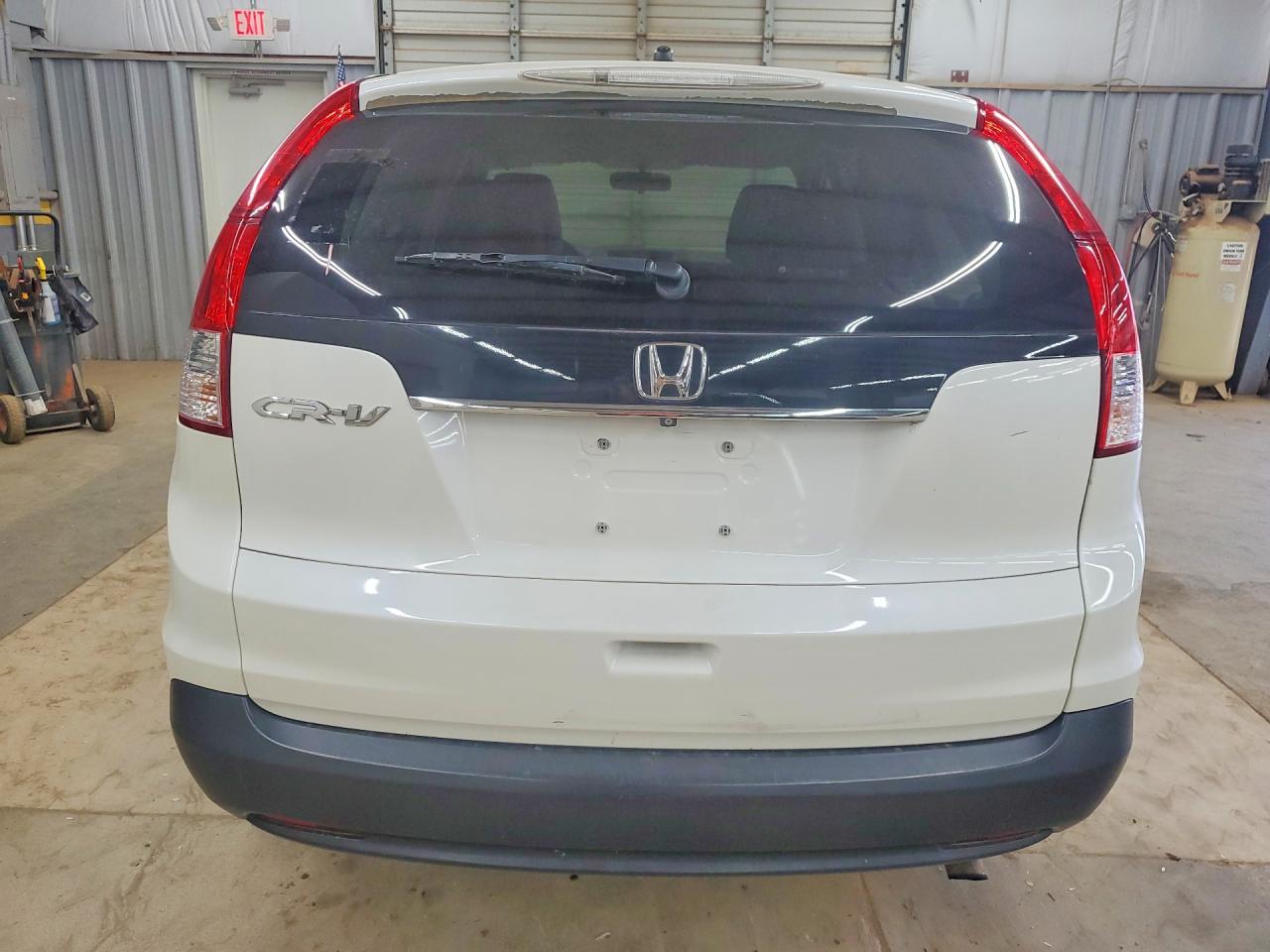 2014 Honda Cr-v Ex White vin: 5J6RM3H52EL038259