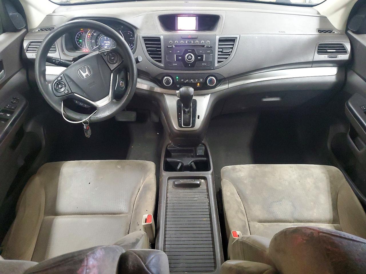 2014 Honda Cr-v Ex White vin: 5J6RM3H52EL038259