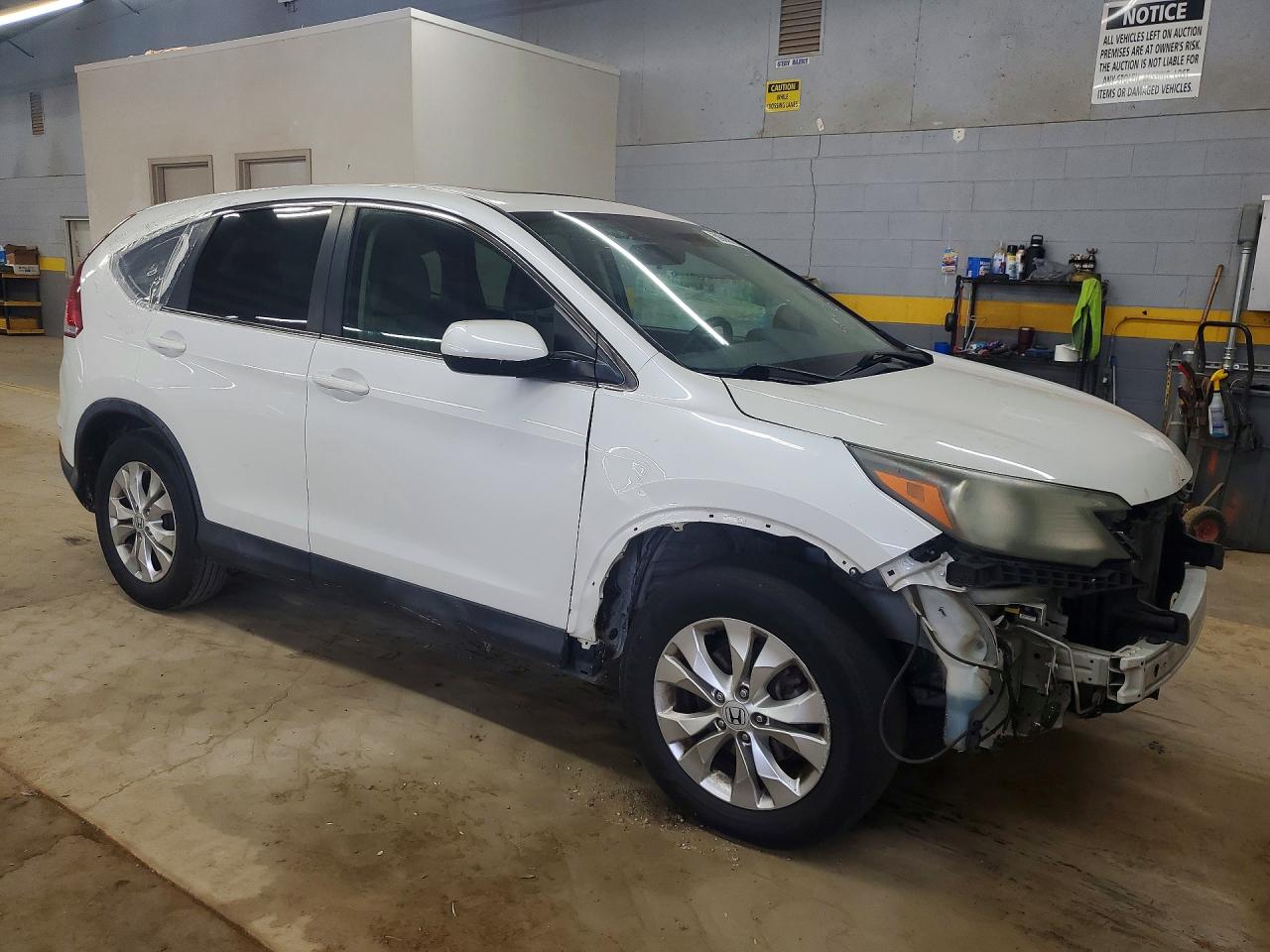 2014 Honda Cr-v Ex White vin: 5J6RM3H52EL038259