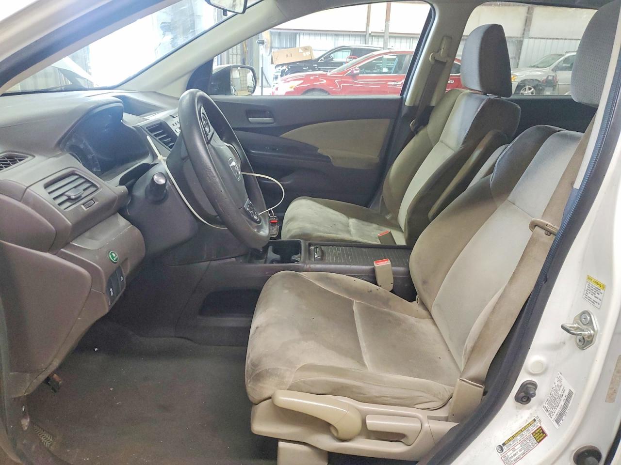 2014 Honda Cr-v Ex White vin: 5J6RM3H52EL038259