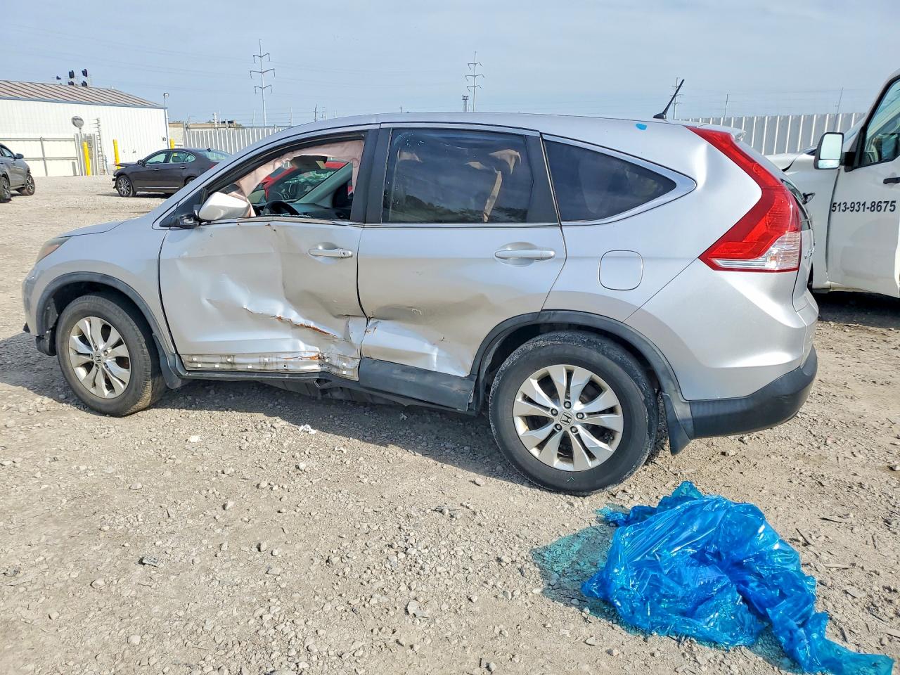 2014 Honda Cr-v Ex Серебряный vin: 5J6RM3H52EL045065