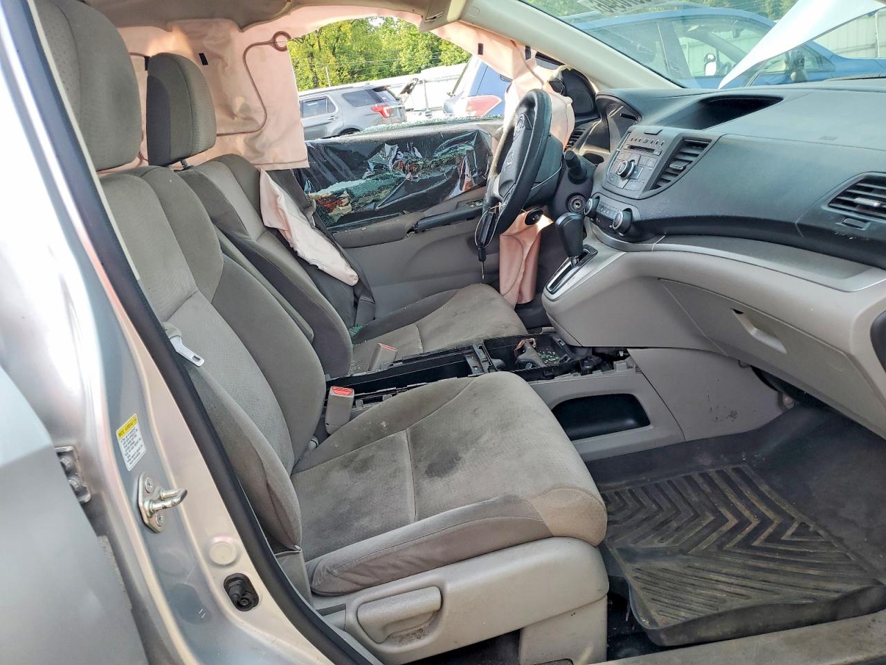 2014 Honda Cr-v Ex Серебряный vin: 5J6RM3H52EL045065