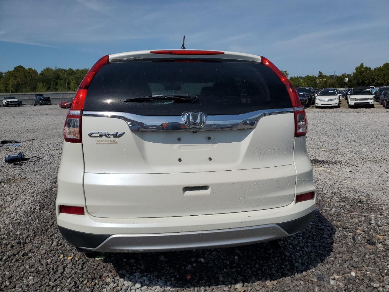 2015 Honda Cr-v Ex White vin: 5J6RM3H52FL017994