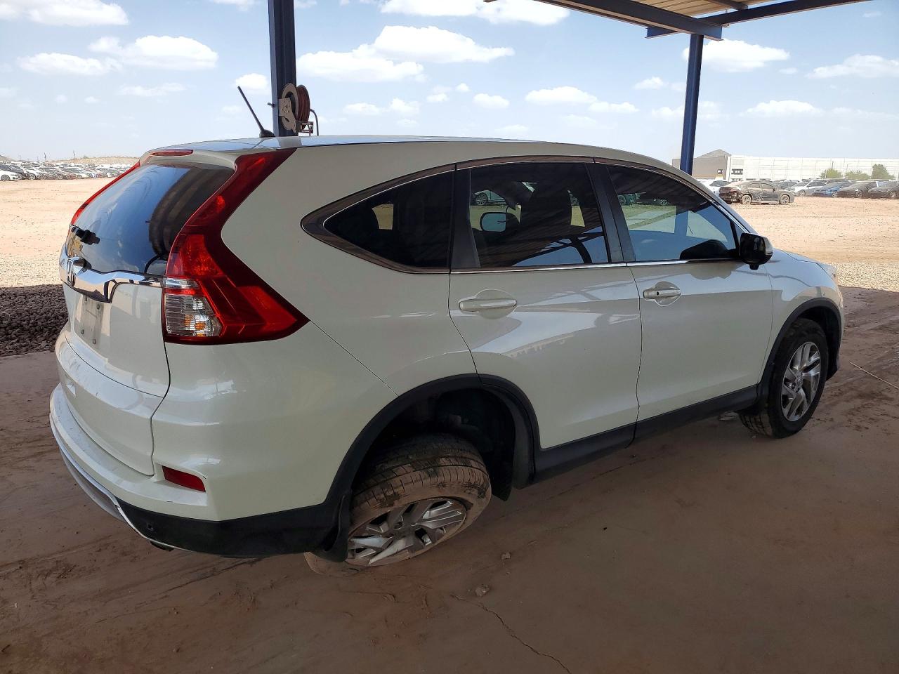 2015 Honda Cr-v Ex White vin: 5J6RM3H52FL022838