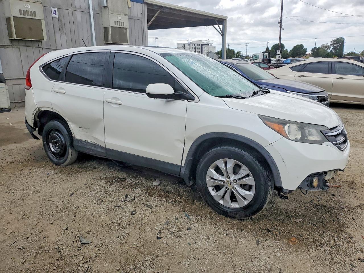 2012 Honda Cr-v Ex White vin: 5J6RM3H53CL016249
