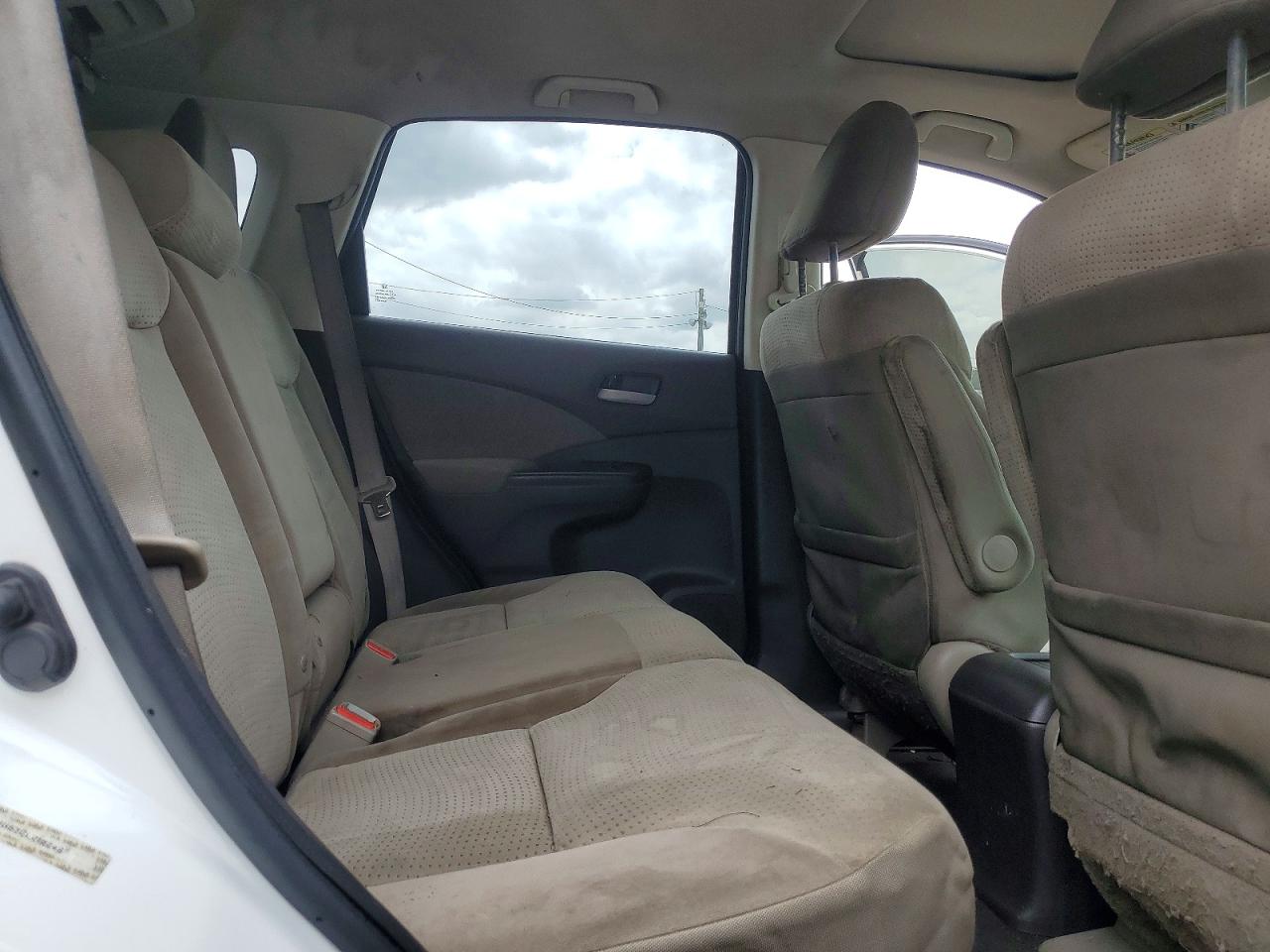 2012 Honda Cr-v Ex White vin: 5J6RM3H53CL016249
