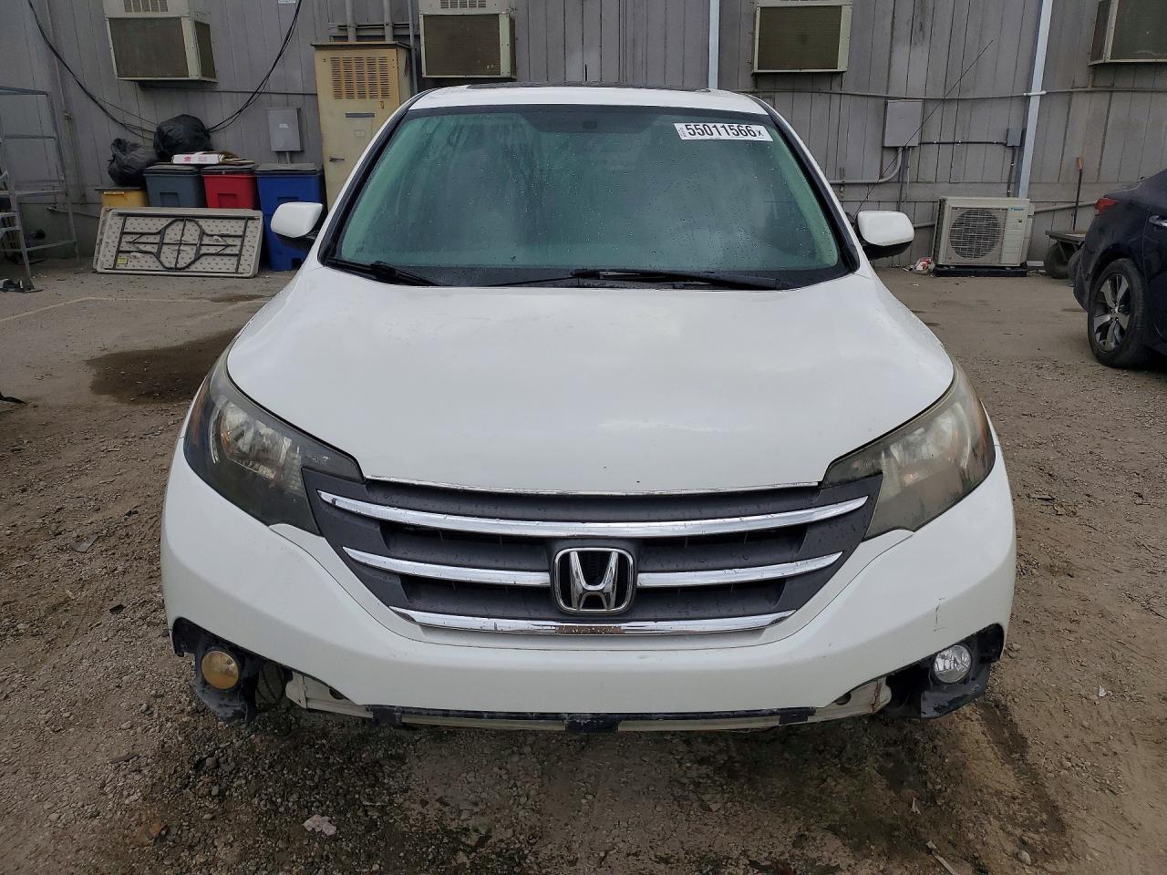 2012 Honda Cr-v Ex White vin: 5J6RM3H53CL016249