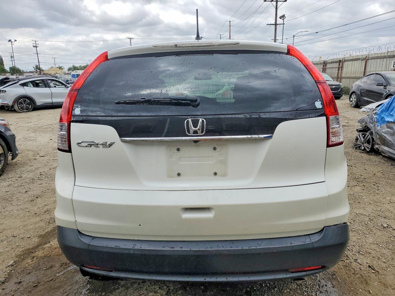 2012 Honda Cr-v Ex White vin: 5J6RM3H53CL016249