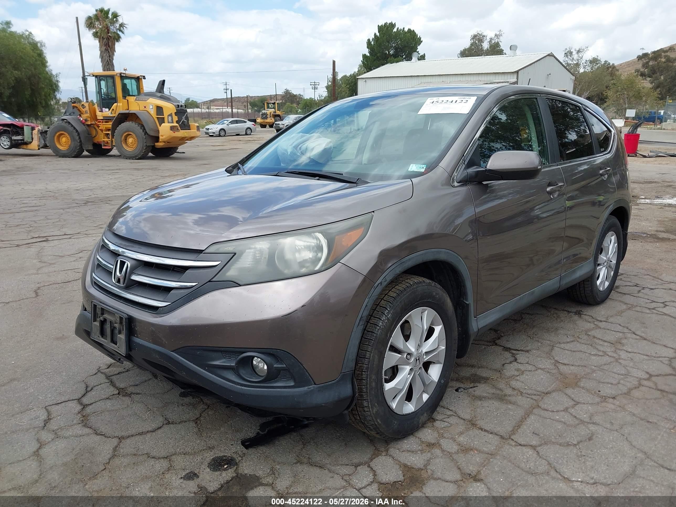 2012 Honda Cr-v Ex Brown vin: 5J6RM3H53CL028806