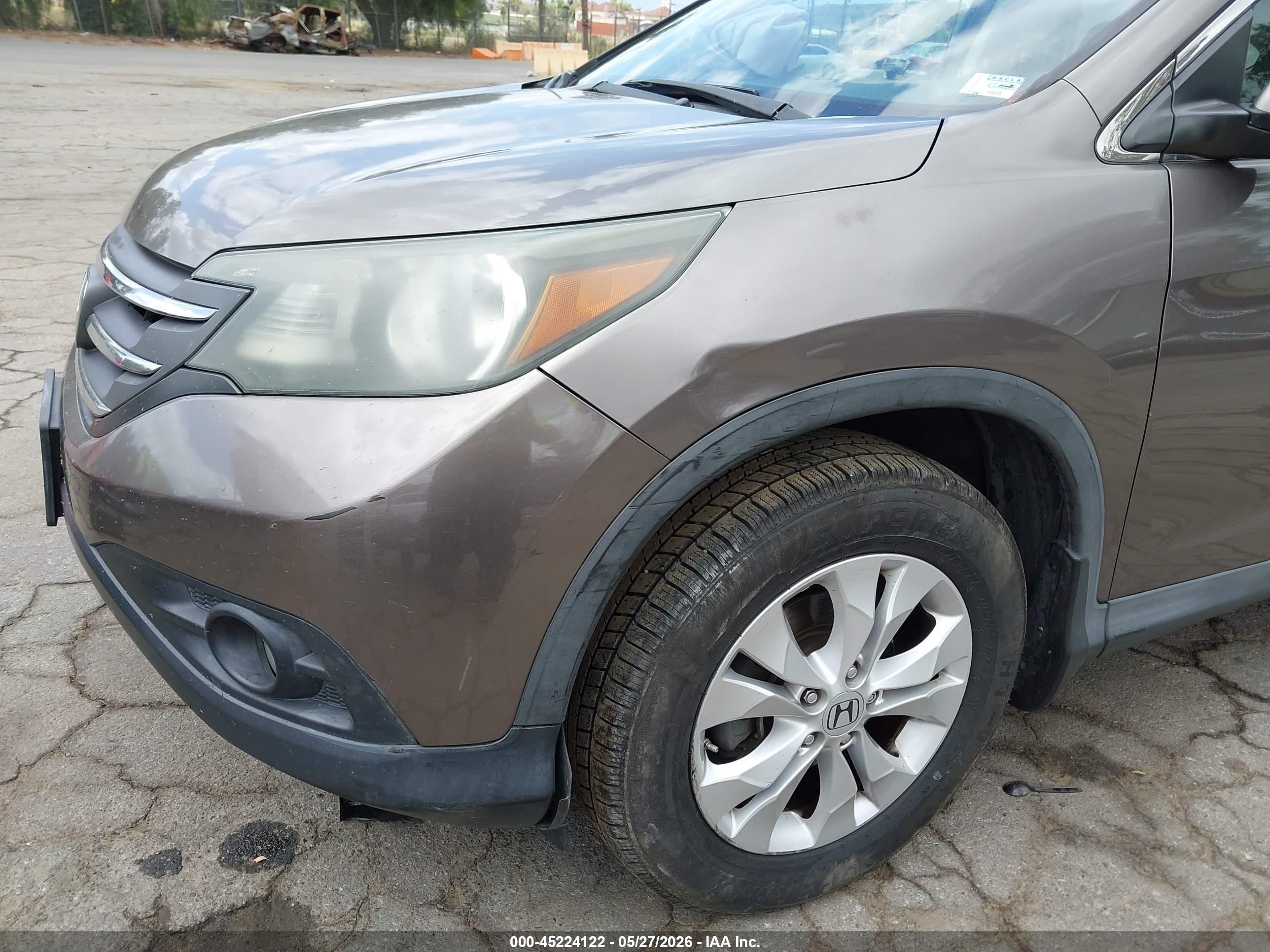 2012 Honda Cr-v Ex Brown vin: 5J6RM3H53CL028806
