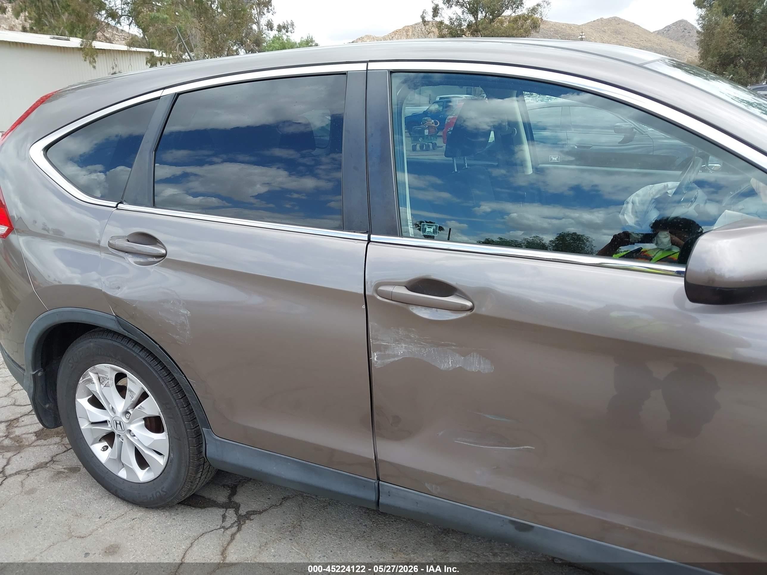 2012 Honda Cr-v Ex Brown vin: 5J6RM3H53CL028806
