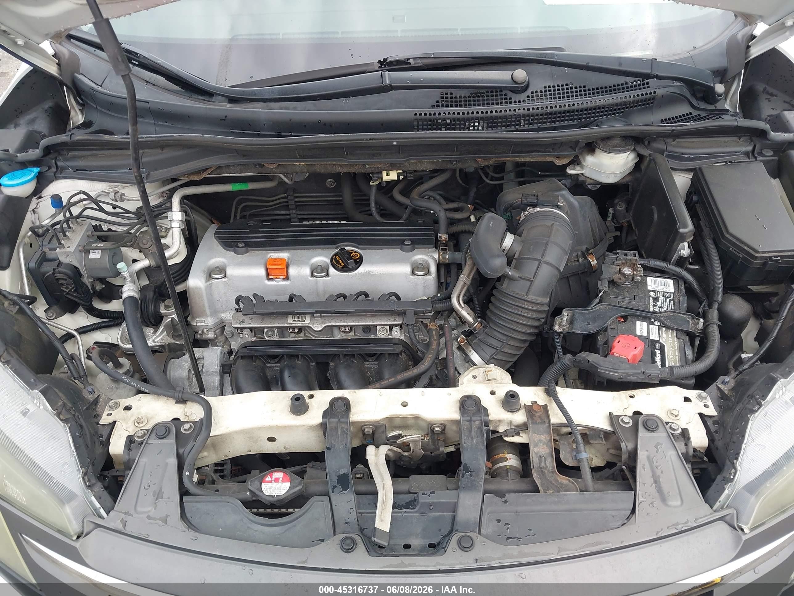 2012 Honda Cr-v Ex White vin: 5J6RM3H53CL048246
