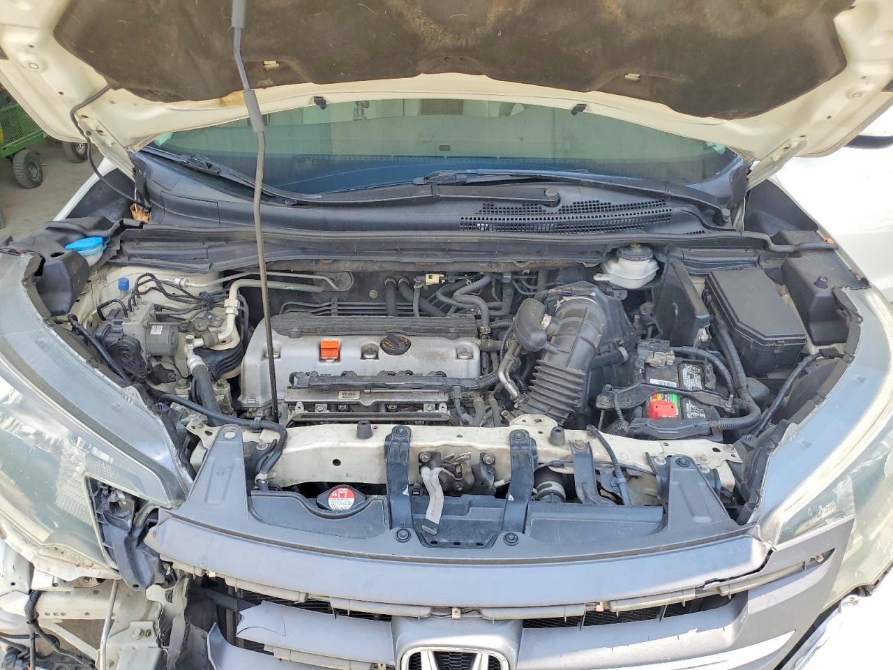 2013 Honda Cr-v Ex White vin: 5J6RM3H53DL018441