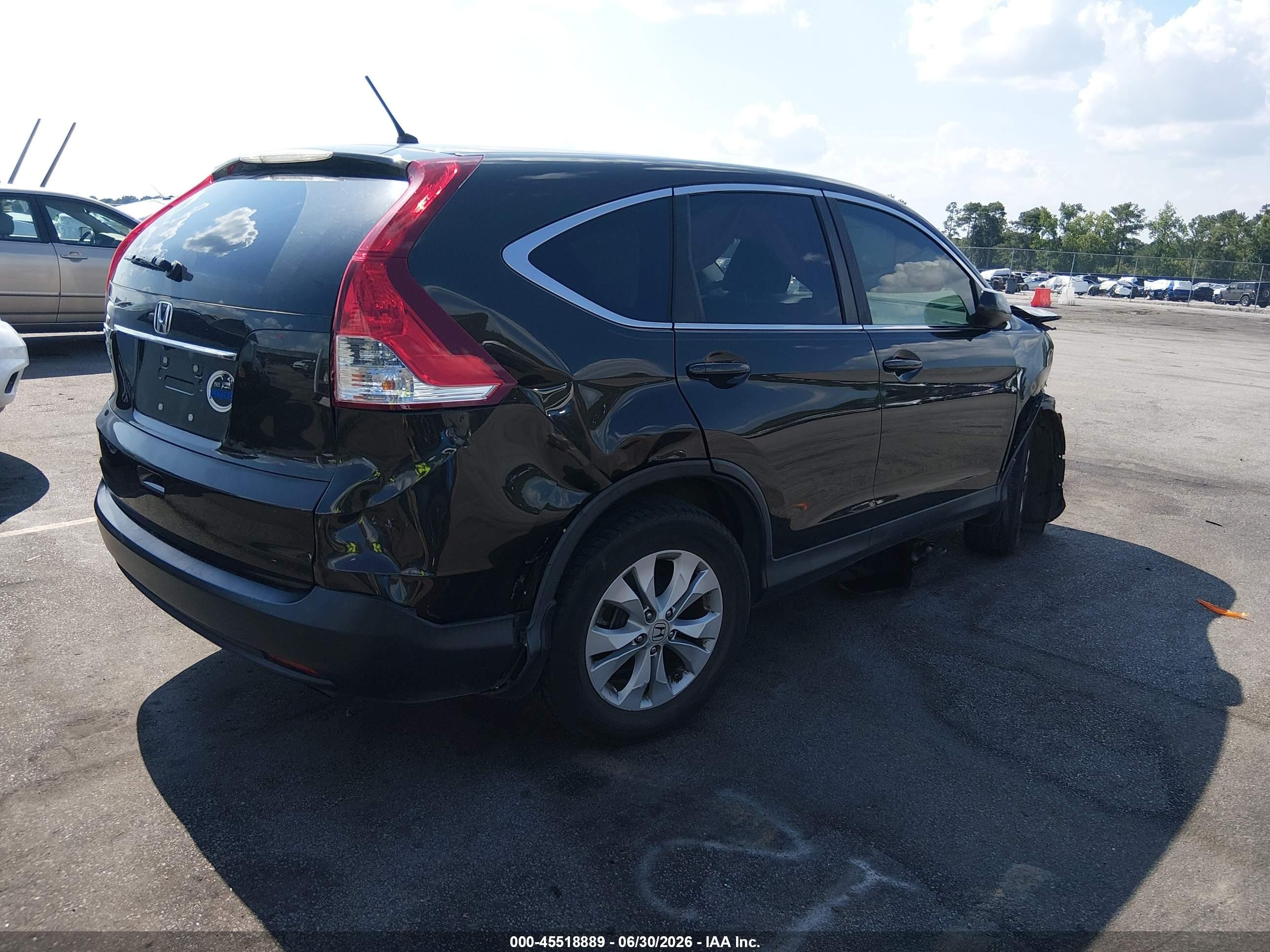 2013 Honda Cr-v Ex Коричневый vin: 5J6RM3H53DL040150