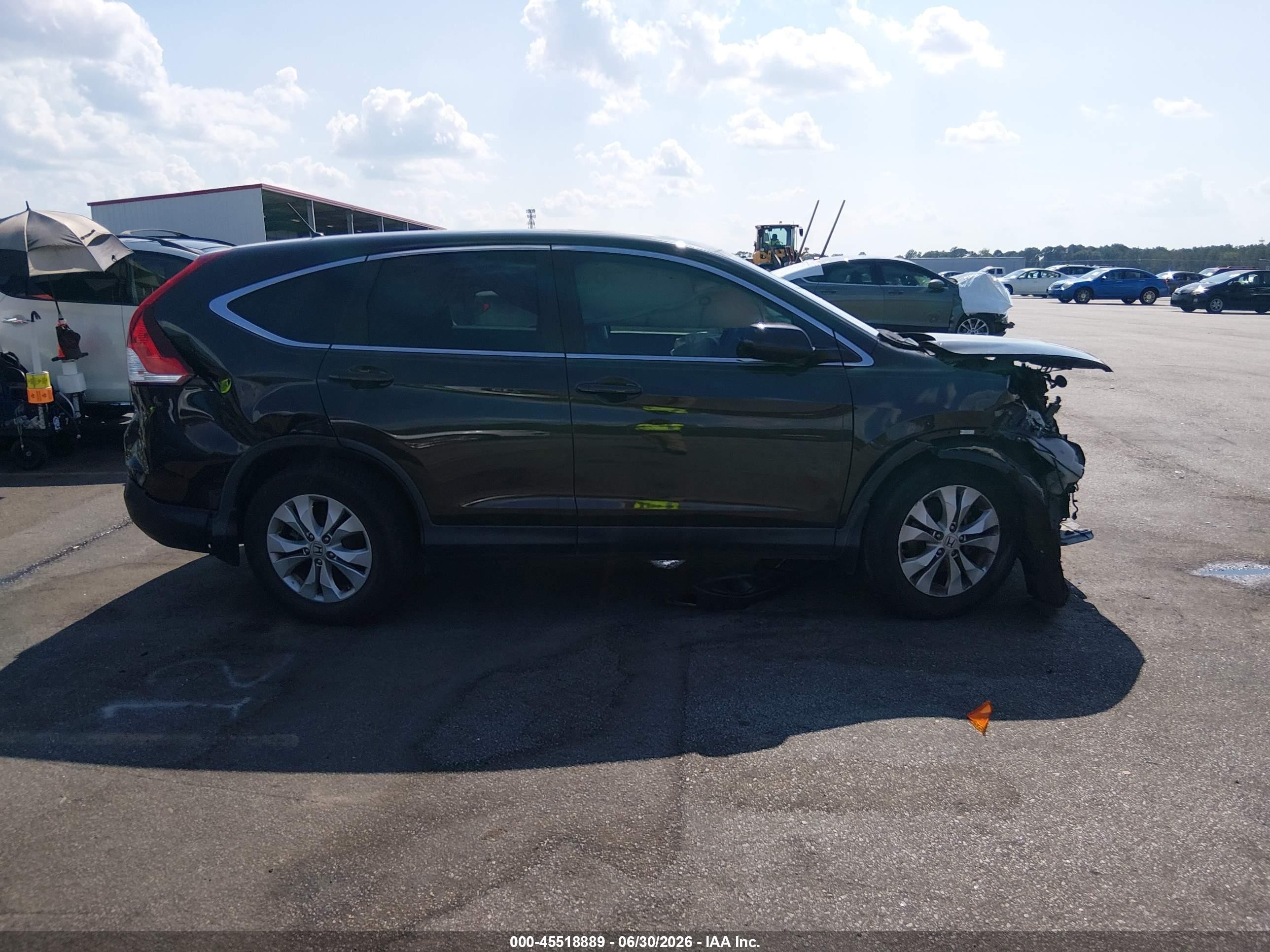 2013 Honda Cr-v Ex Коричневый vin: 5J6RM3H53DL040150