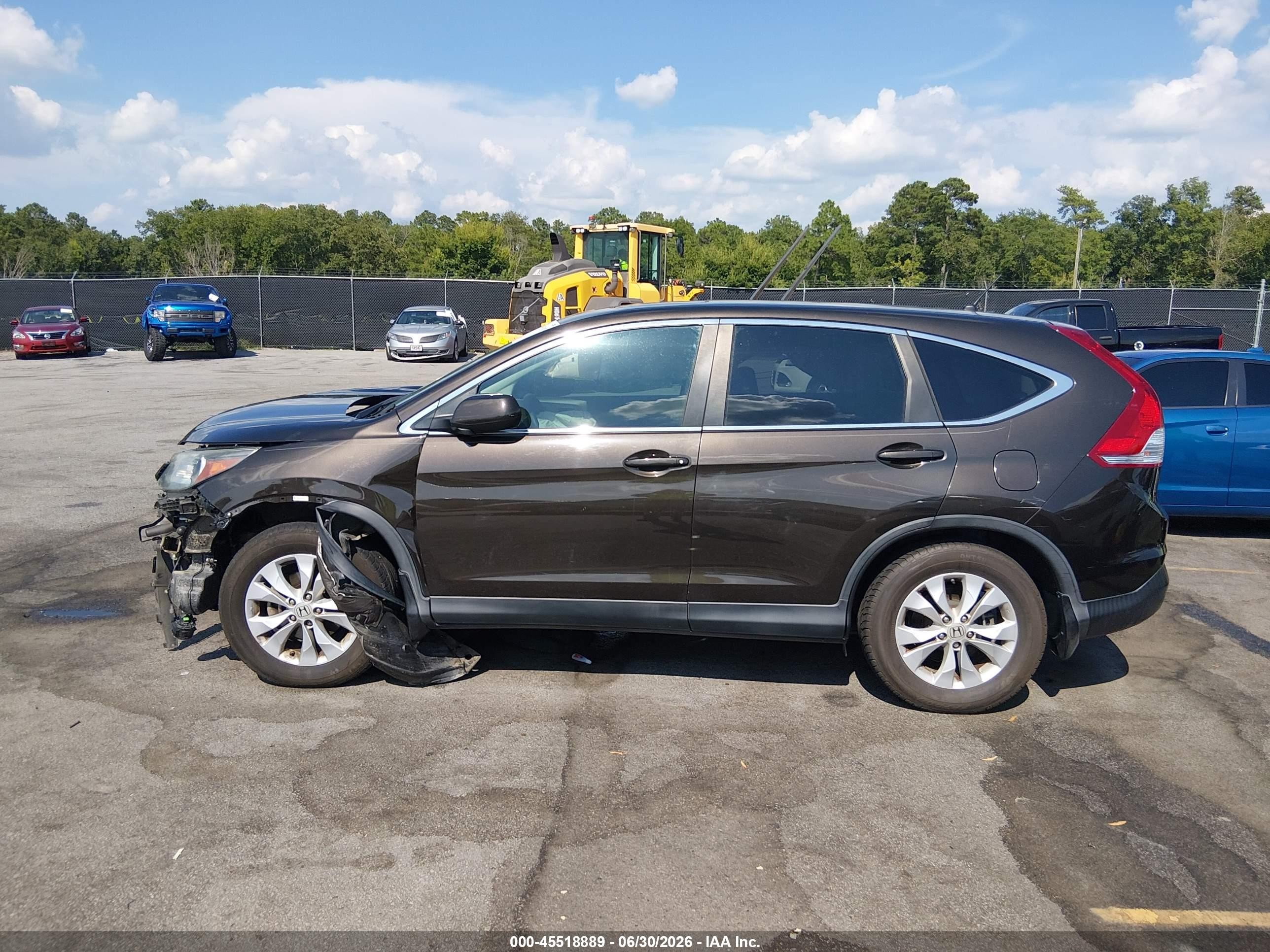2013 Honda Cr-v Ex Коричневый vin: 5J6RM3H53DL040150