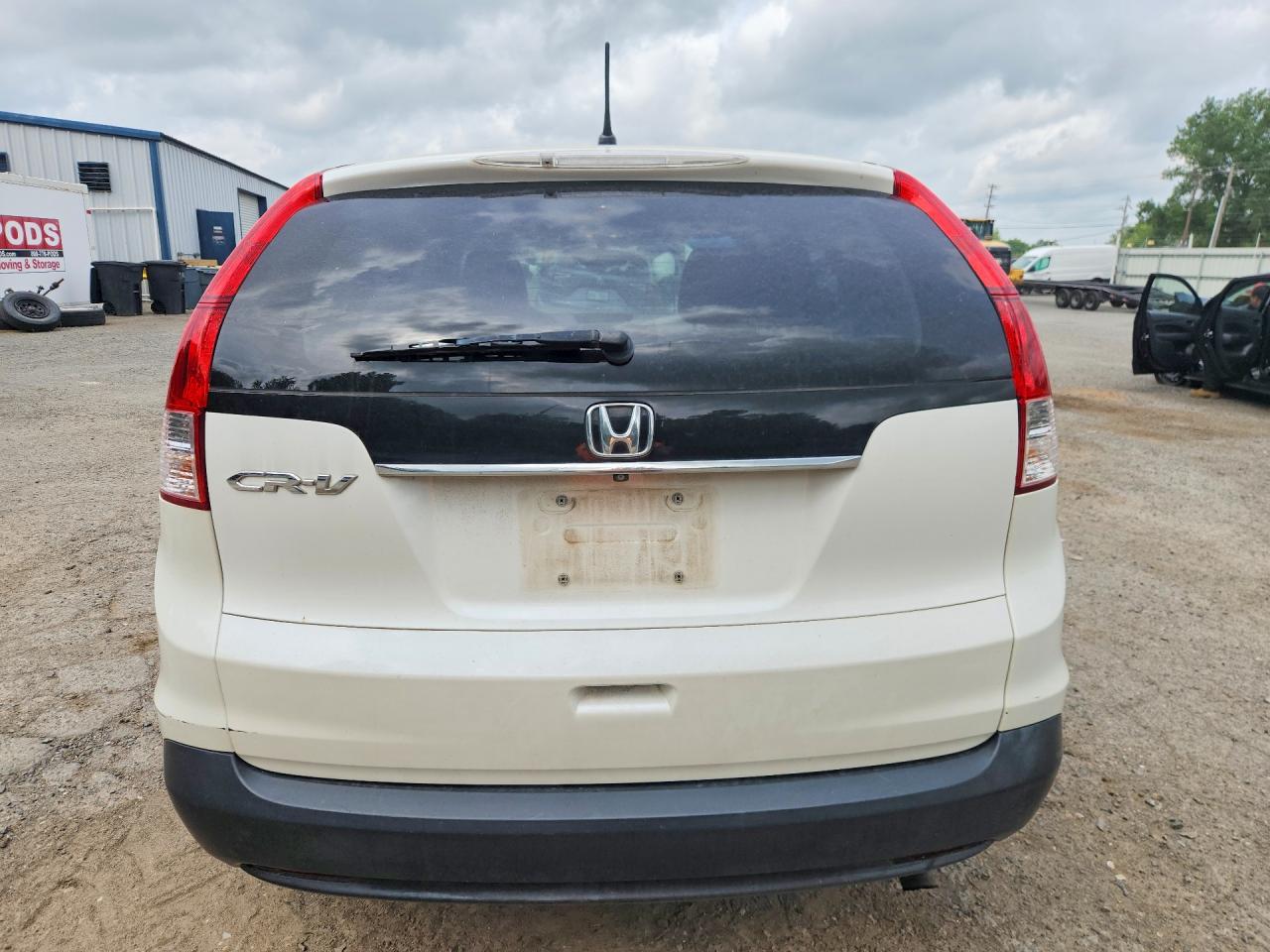 2014 Honda Crv White vin: 5J6RM3H53EL042384