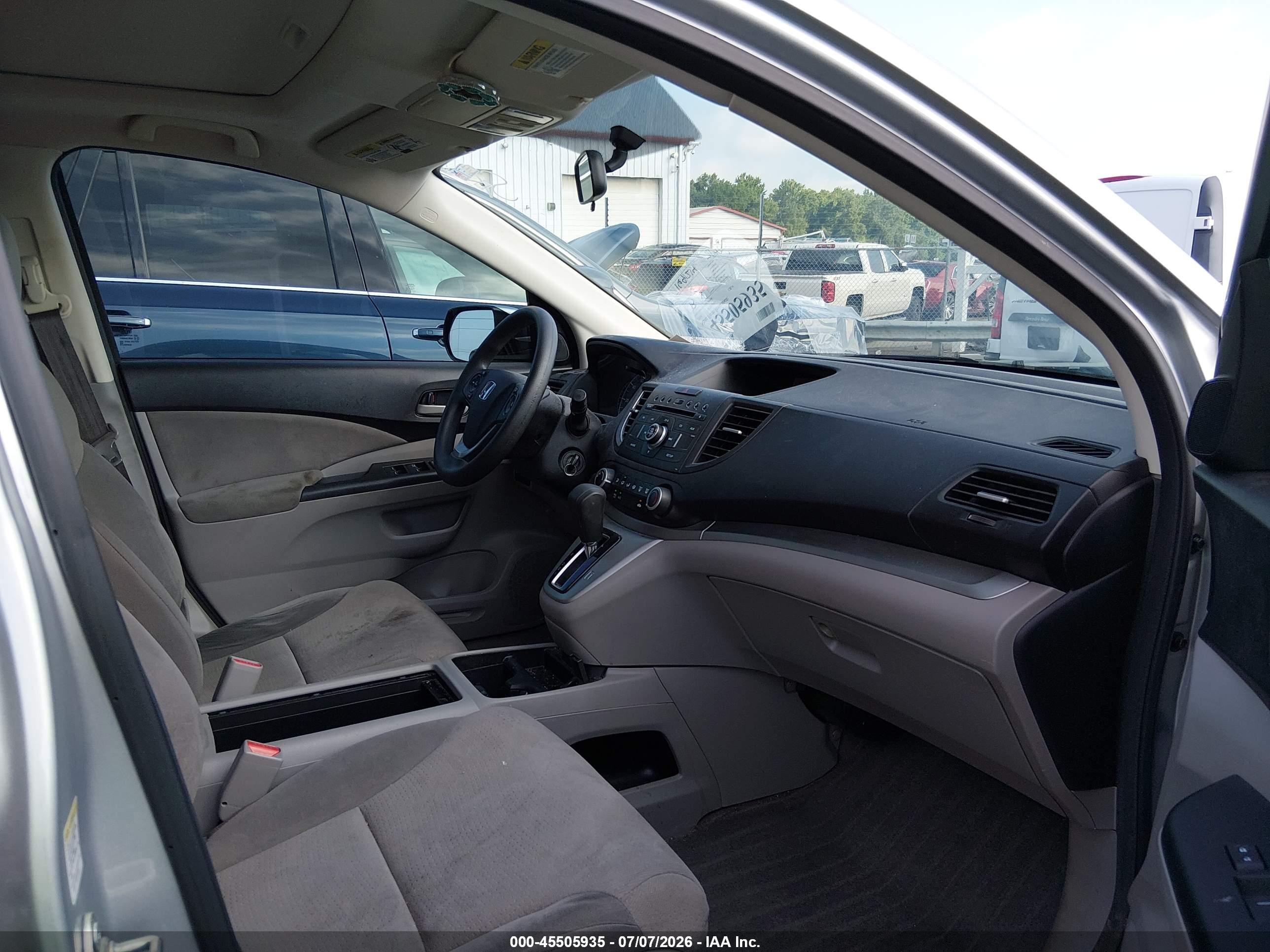 2014 Honda Cr-v Ex Silver vin: 5J6RM3H53EL043468