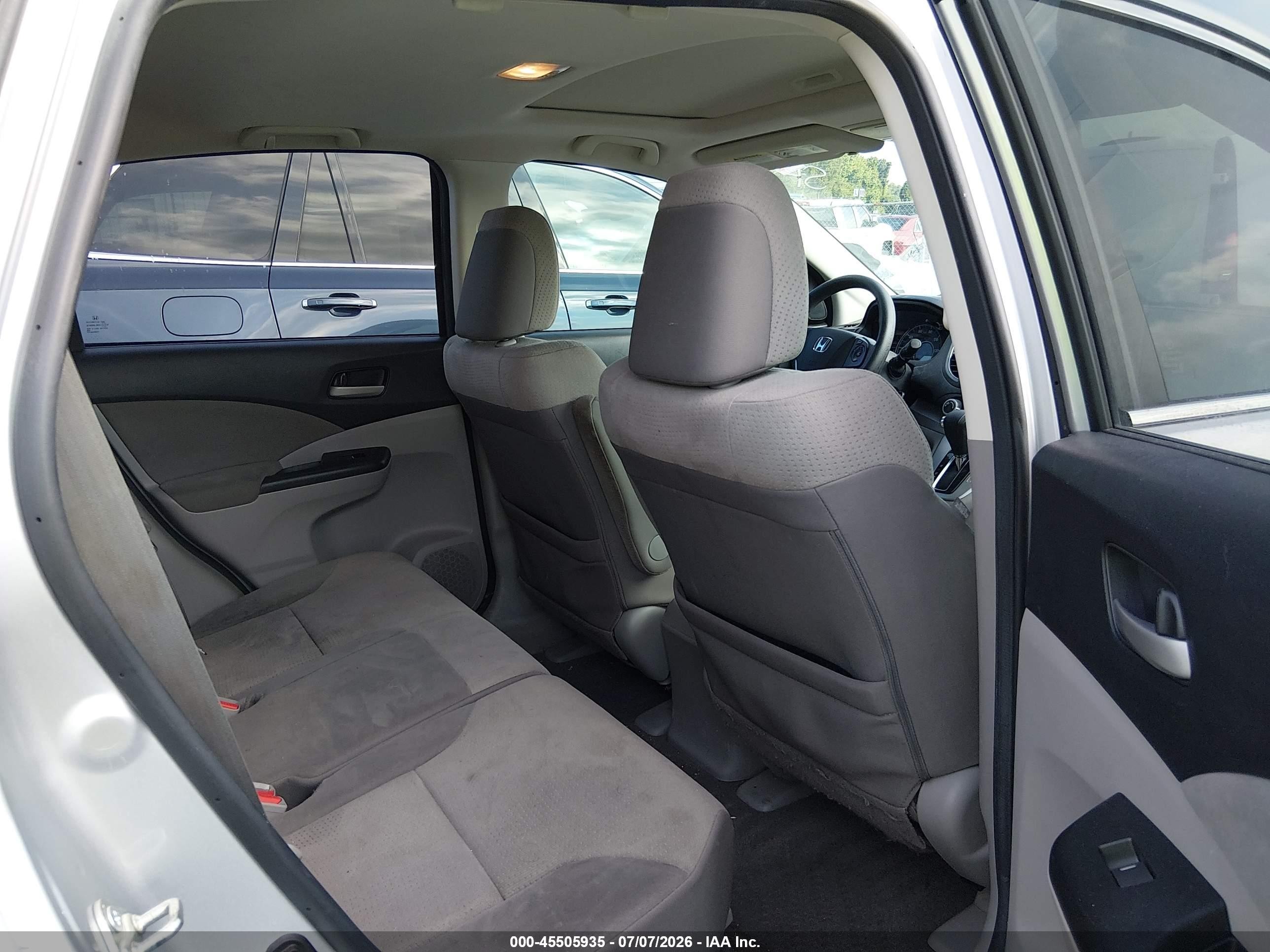2014 Honda Cr-v Ex Silver vin: 5J6RM3H53EL043468