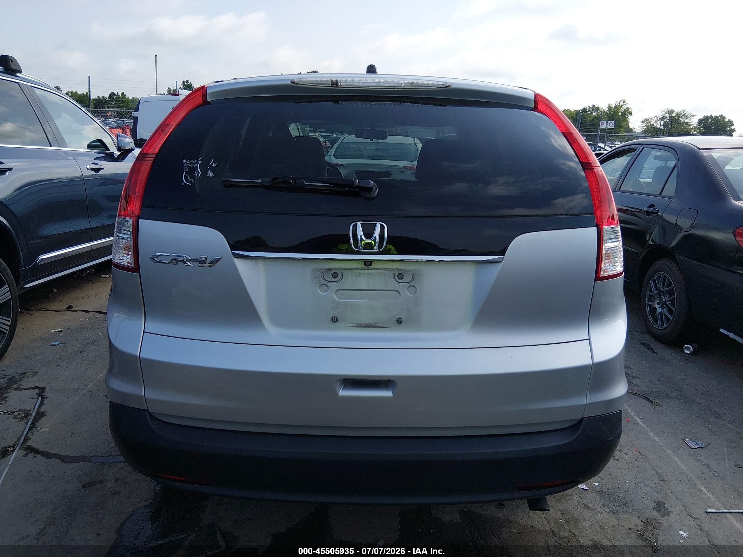 2014 Honda Cr-v Ex Silver vin: 5J6RM3H53EL043468