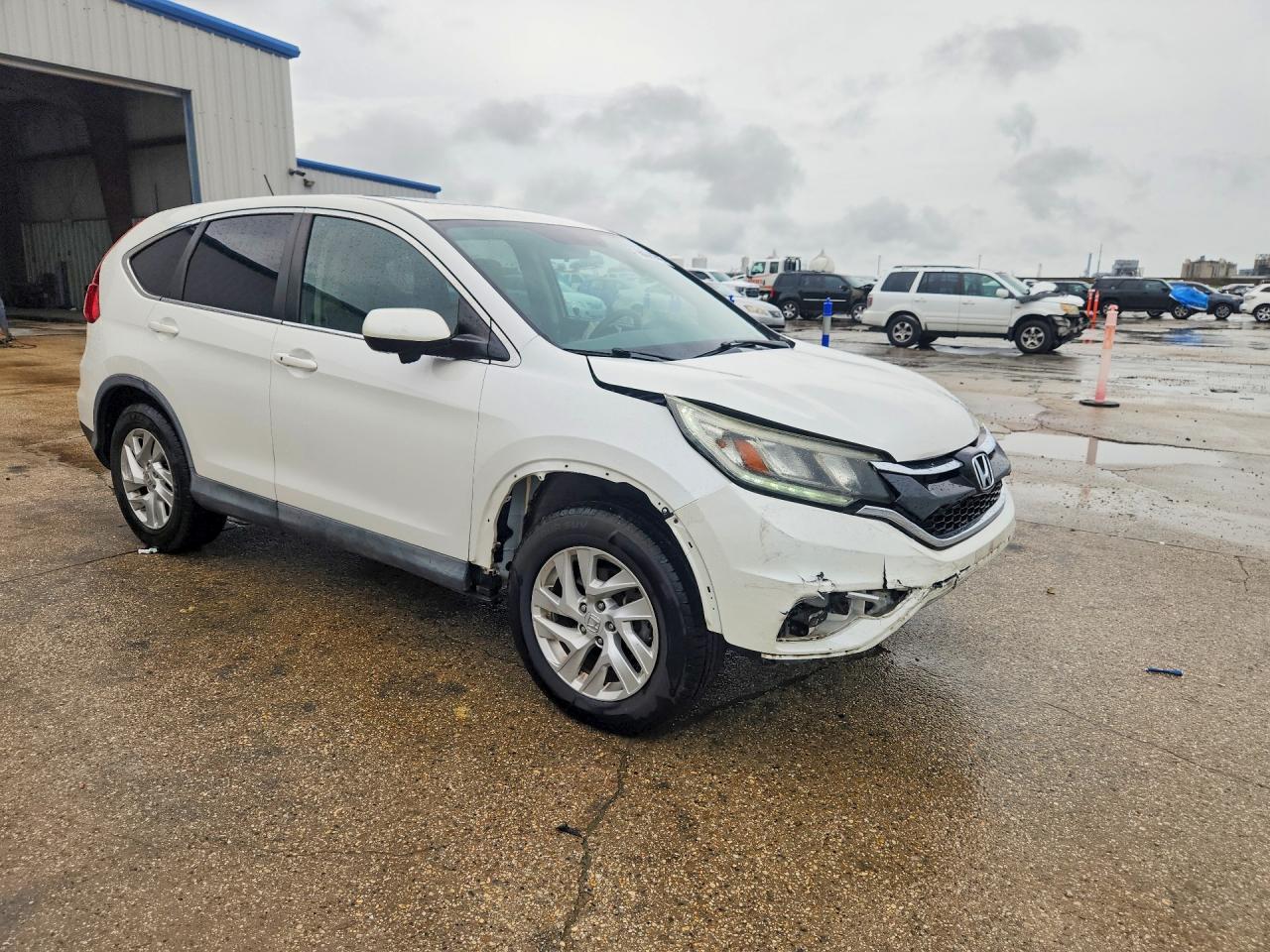 2016 Honda Cr-v Ex White vin: 5J6RM3H53GL023756