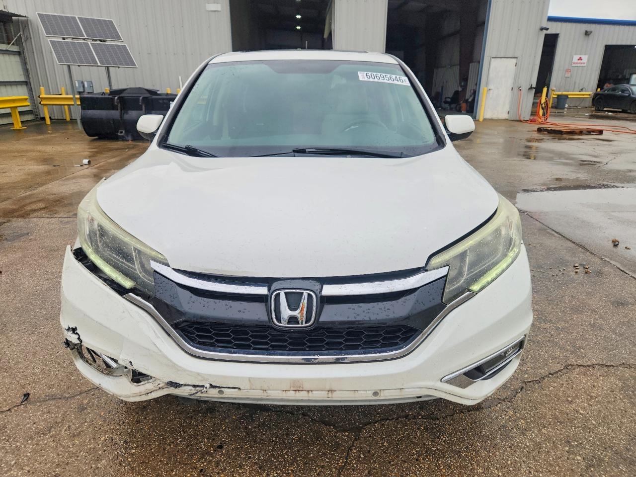 2016 Honda Cr-v Ex White vin: 5J6RM3H53GL023756