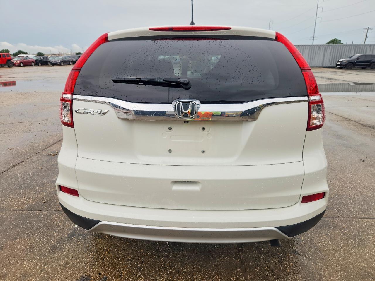 2016 Honda Cr-v Ex White vin: 5J6RM3H53GL023756