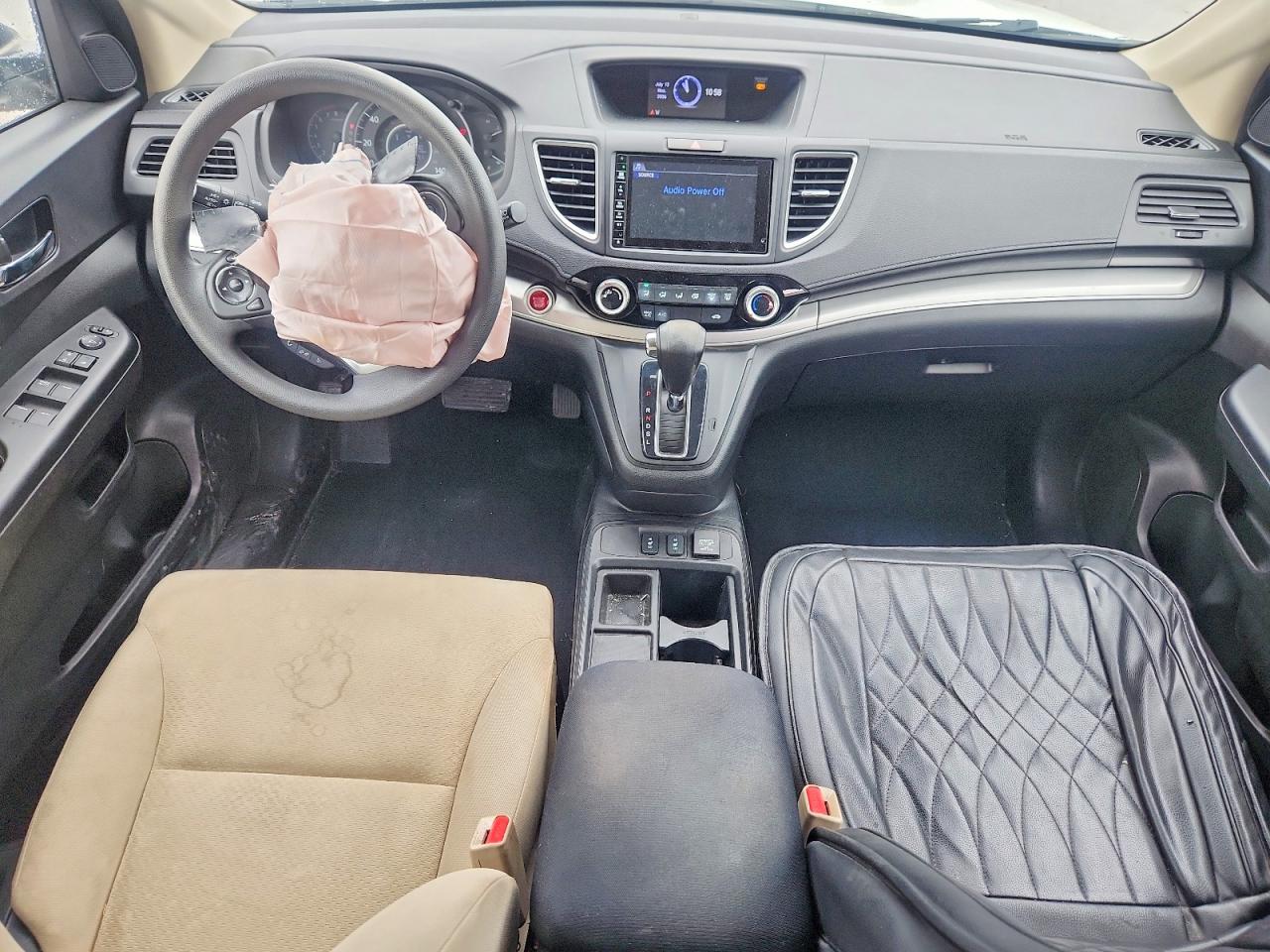 2016 Honda Cr-v Ex White vin: 5J6RM3H53GL023756