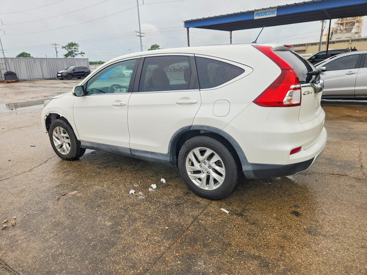 2016 Honda Cr-v Ex White vin: 5J6RM3H53GL023756