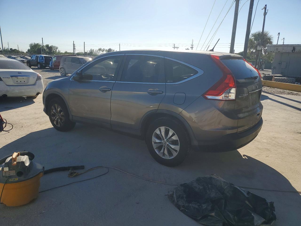 2012 Honda Cr-v Ex Gray vin: 5J6RM3H54CL000030