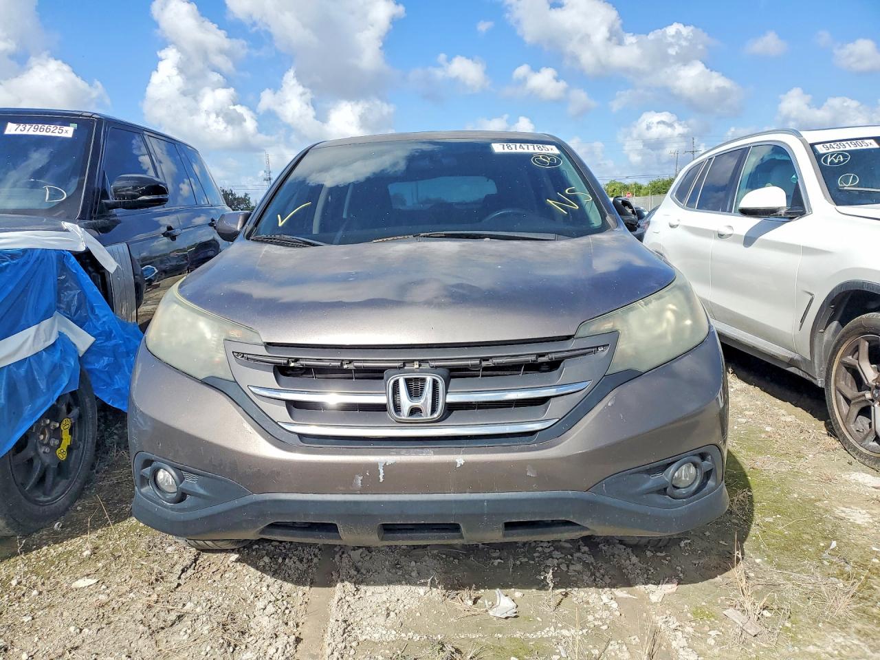 2012 Honda Cr-v Ex Gray vin: 5J6RM3H54CL000030