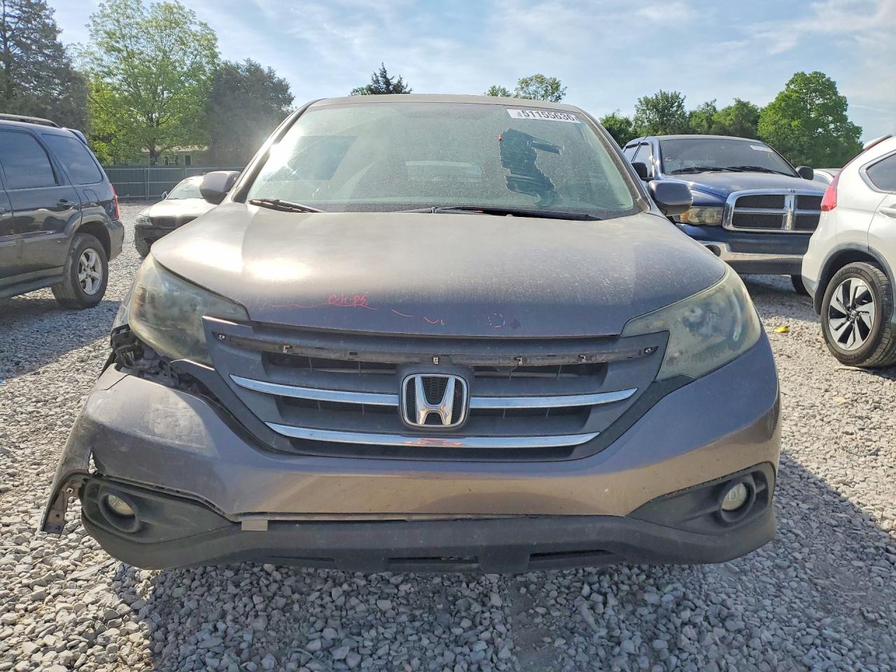 2012 Honda Cr-v Ex Серый vin: 5J6RM3H54CL000433