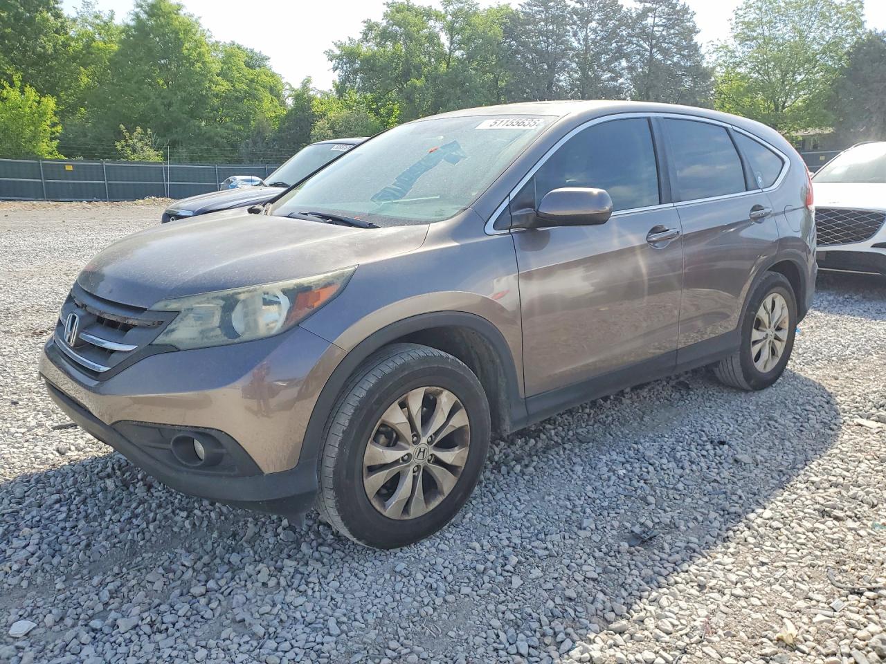 2012 Honda Cr-v Ex Серый vin: 5J6RM3H54CL000433