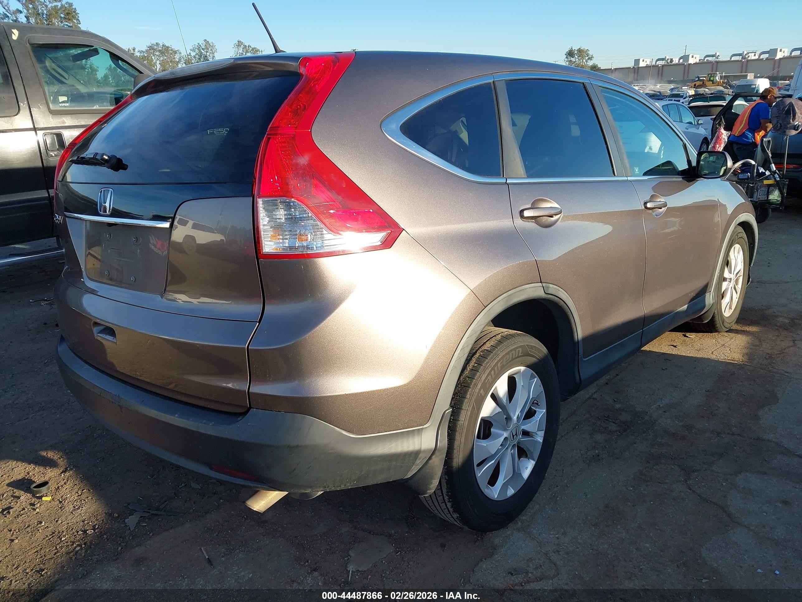 2012 Honda Cr-v Ex Gray vin: 5J6RM3H54CL000562