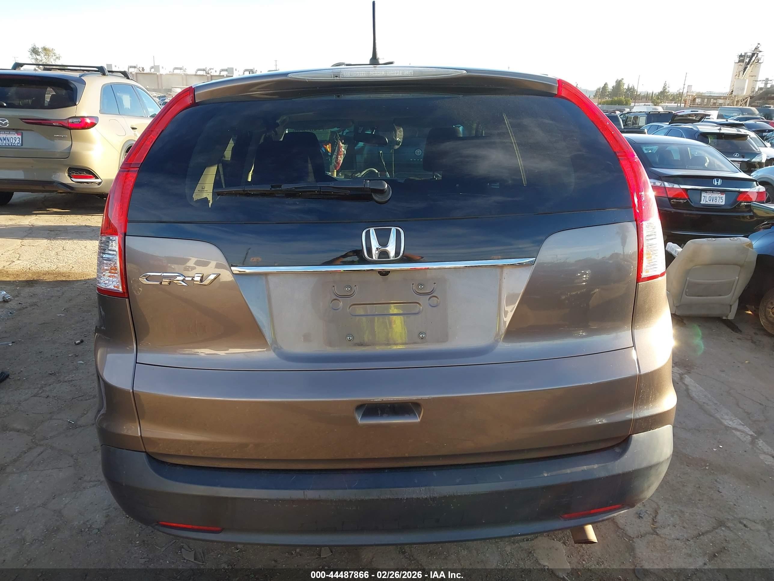 2012 Honda Cr-v Ex Gray vin: 5J6RM3H54CL000562