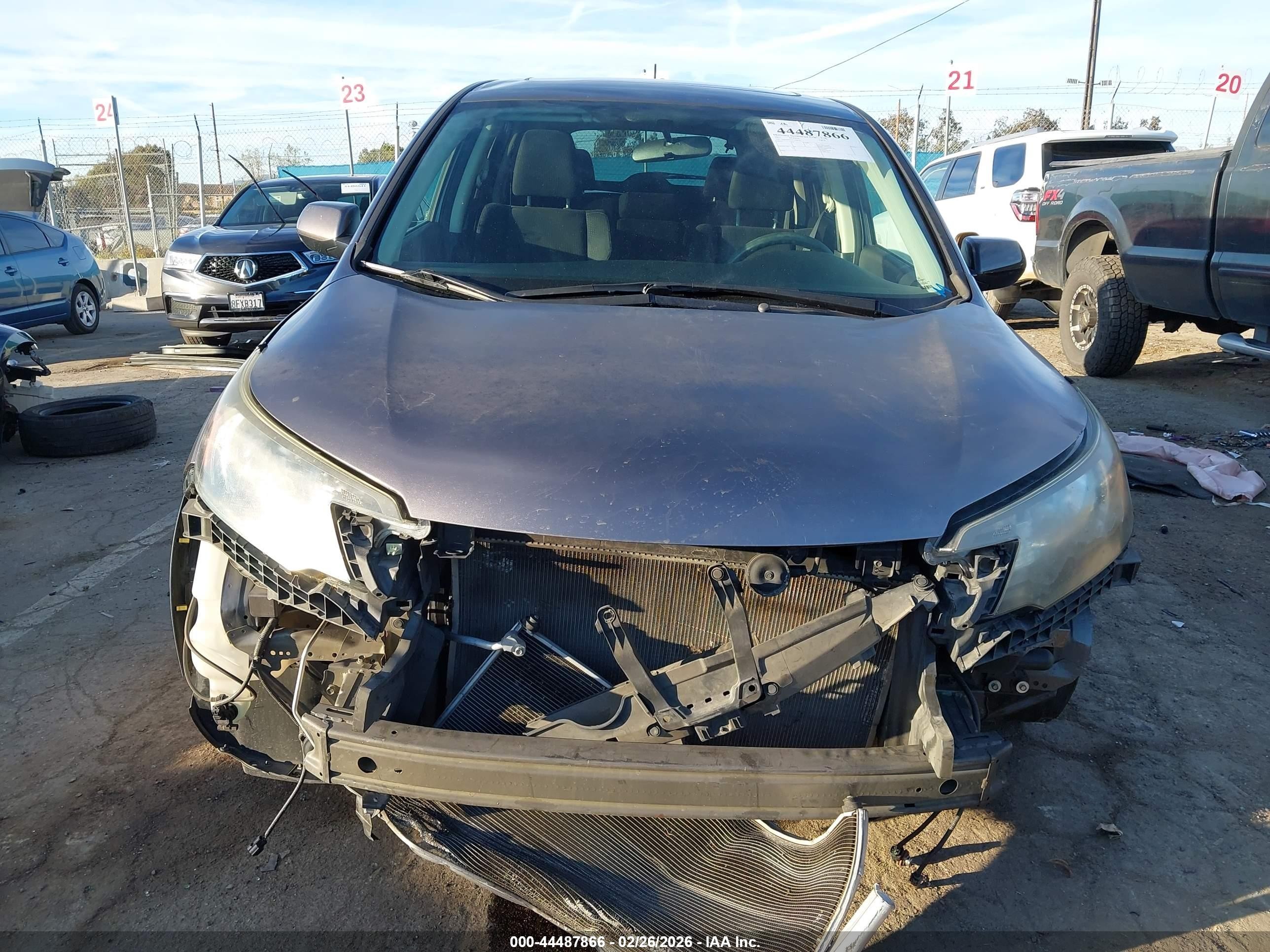 2012 Honda Cr-v Ex Gray vin: 5J6RM3H54CL000562