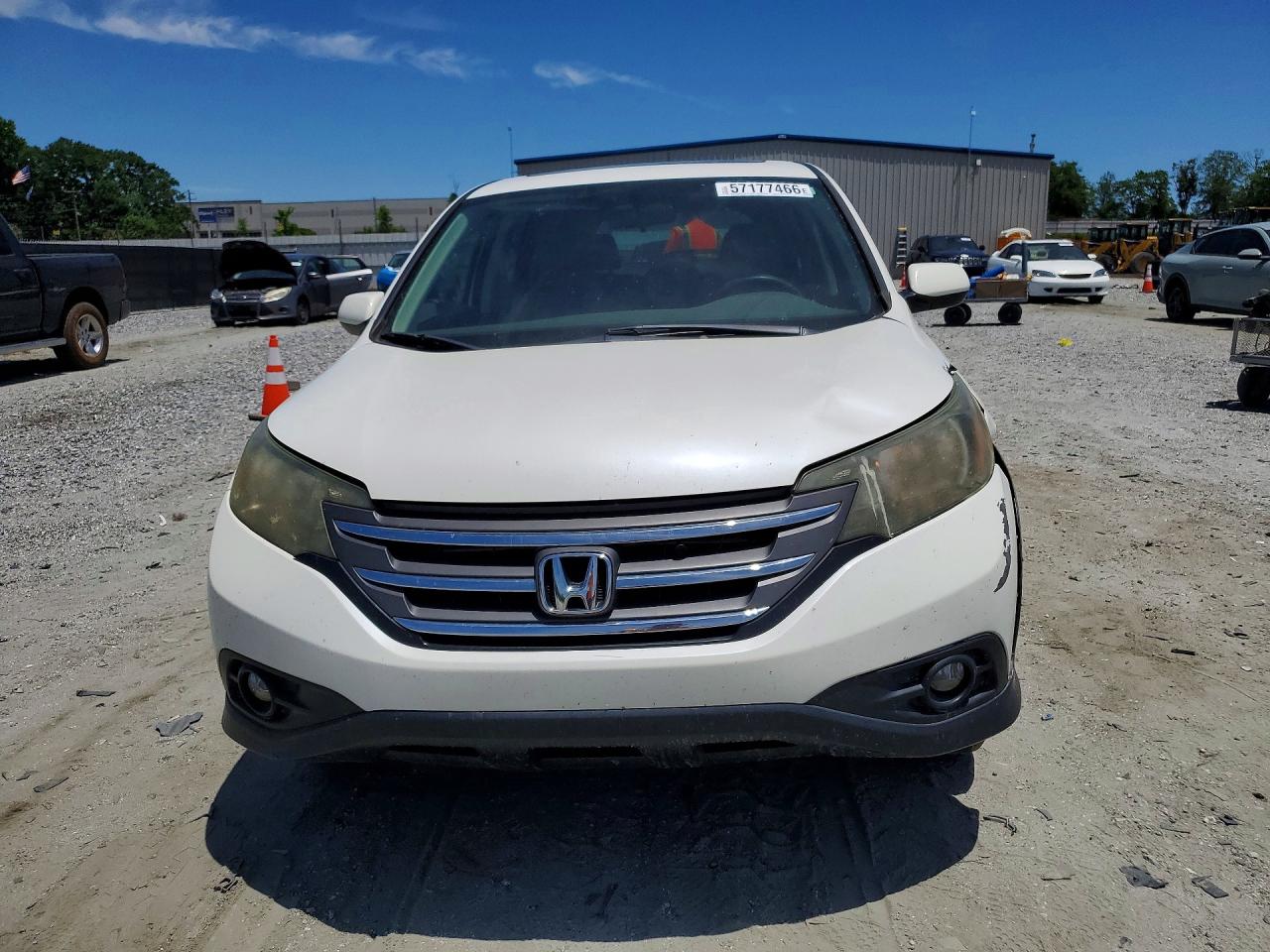 2012 Honda Cr-v Ex Белый vin: 5J6RM3H54CL013747