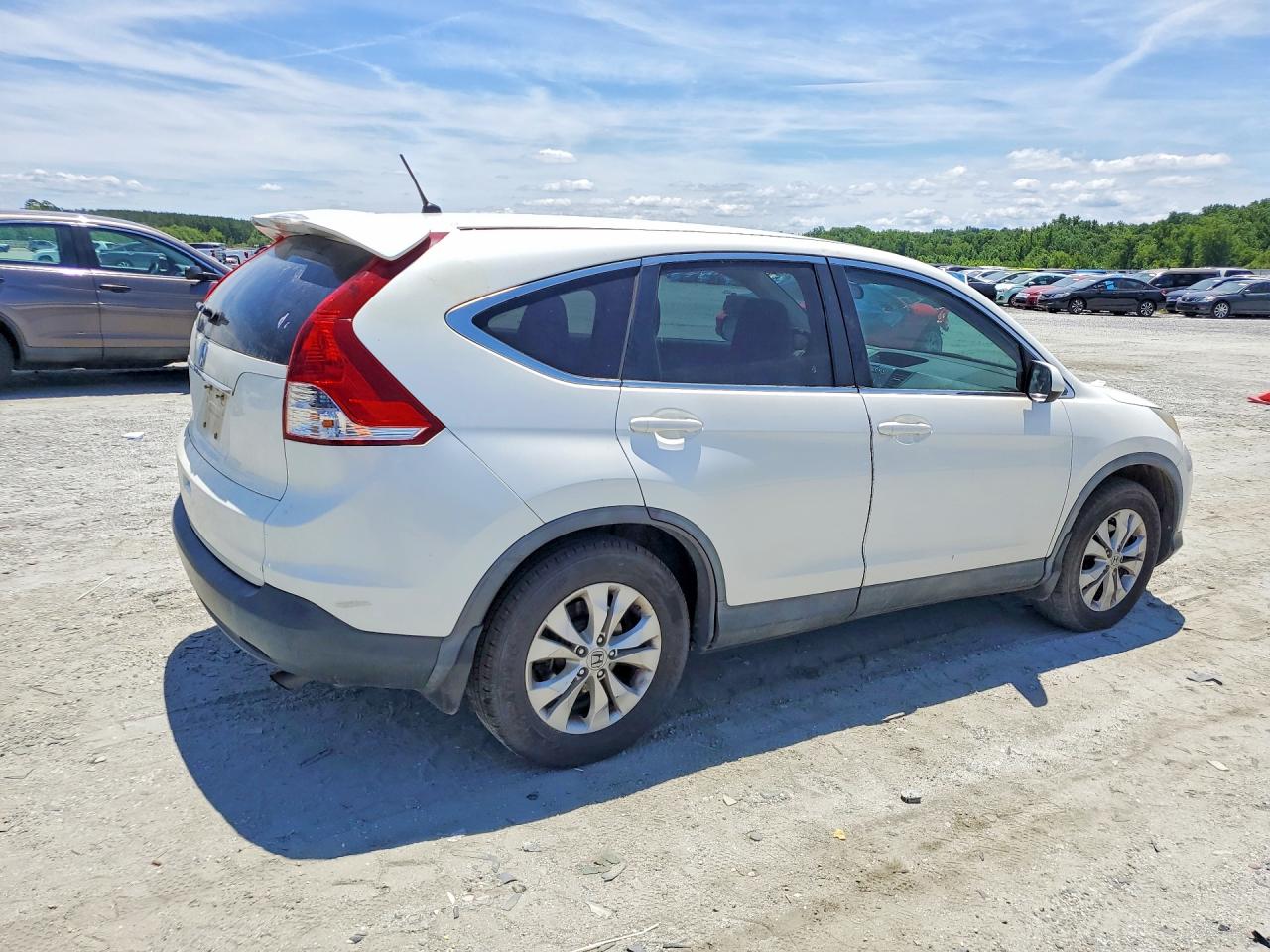 2012 Honda Cr-v Ex Белый vin: 5J6RM3H54CL013747