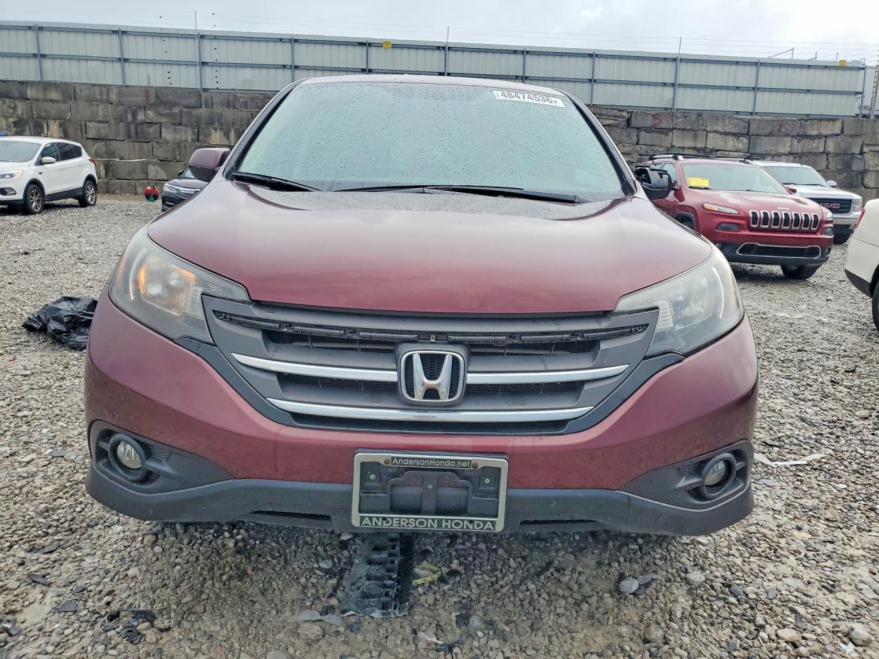 2012 Honda Cr-v Ex Maroon vin: 5J6RM3H54CL018611