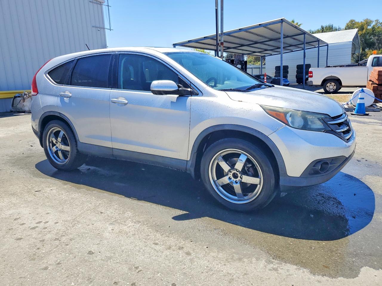 2013 Honda Cr-v Ex Silver vin: 5J6RM3H54DL000112