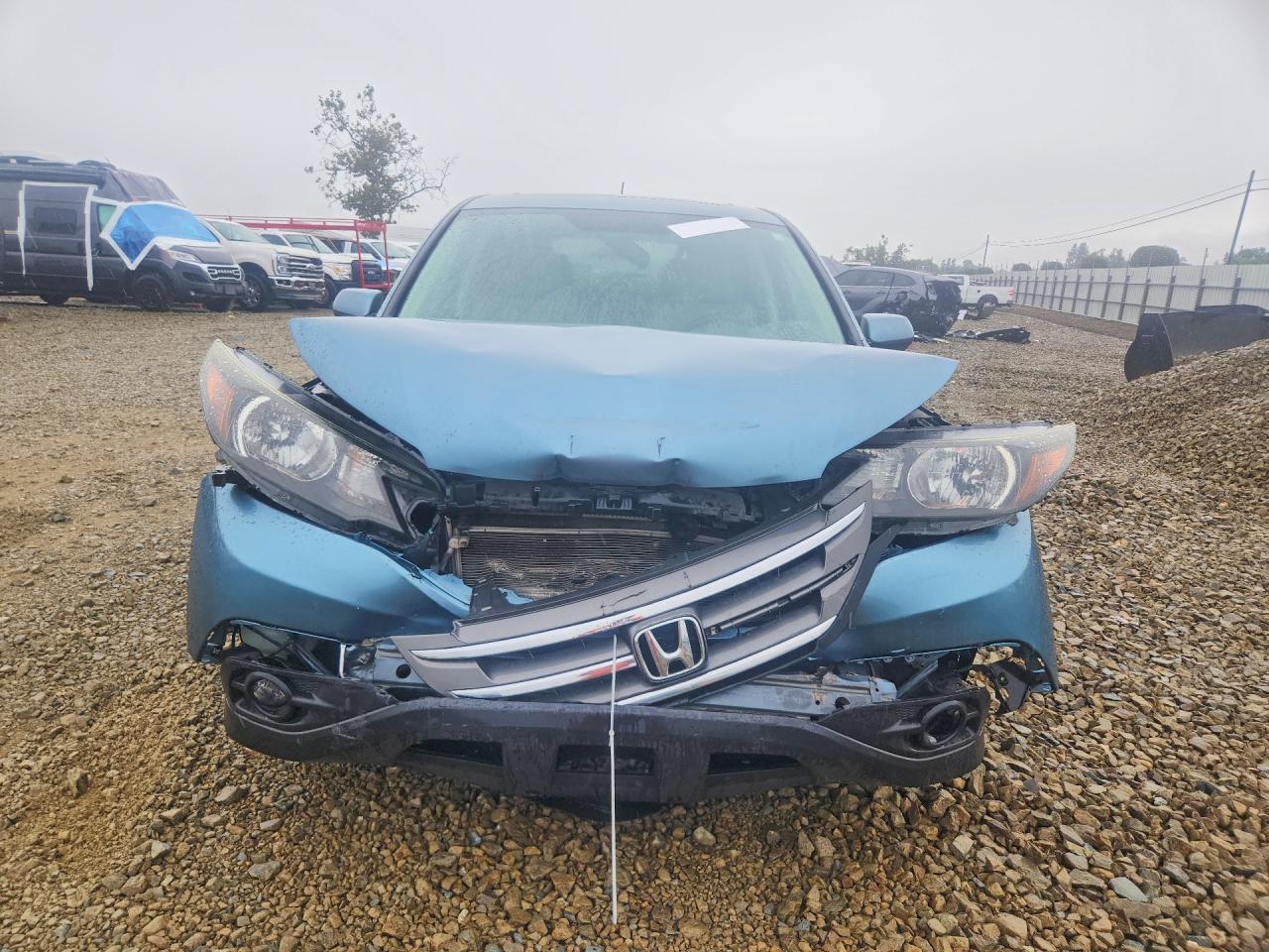 2013 Honda Cr-v Ex Blue vin: 5J6RM3H54DL042554